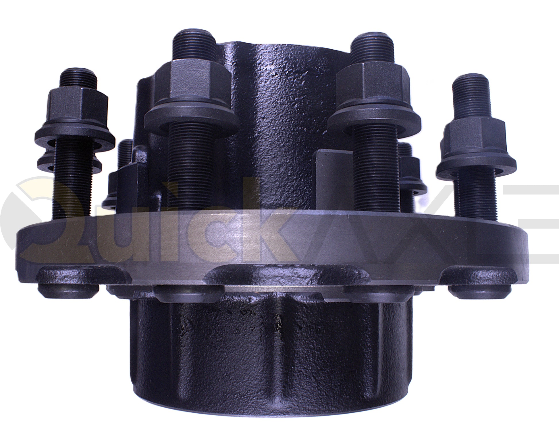 Hub, FUWA Hub, Hub Pilot, P Spindle, Cast Iron Hub Material, Includes Side Fill, Long Stud, M22 Stud Size