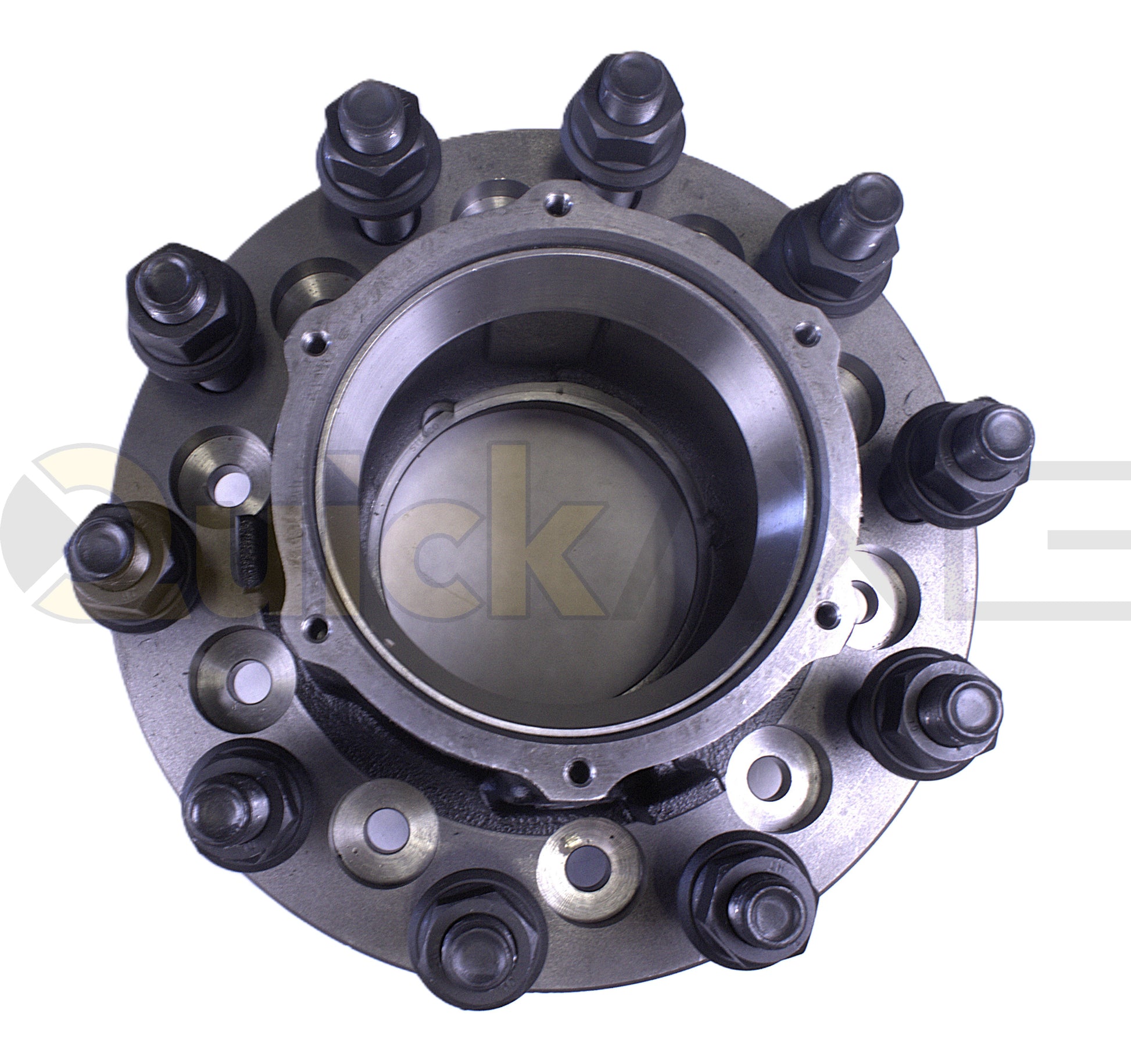 Hub, FUWA Hub, Hub Pilot, P Spindle, Cast Iron Hub Material, Includes Side Fill, Long Stud, M22 Stud Size