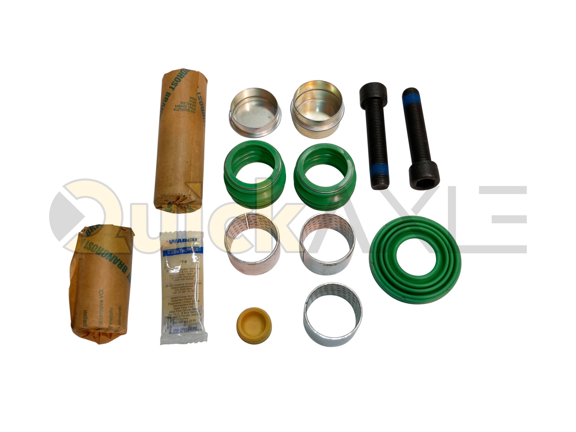 Seal and Guide Bolt Kit, Wabco Brand, PAN 22 Caliper, 2 Required Per Axle
