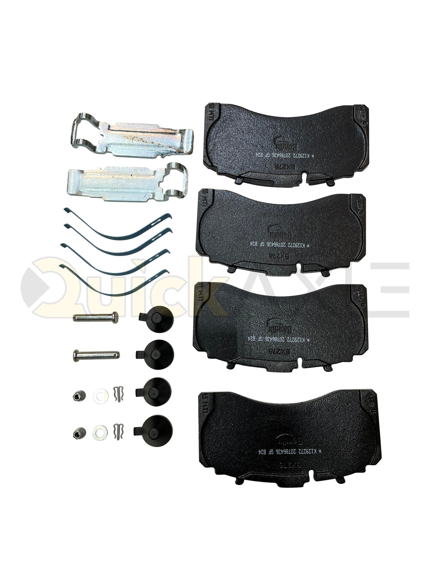 Brake Pad Kit, Bendix Brand, ADB22X / ADB22X-LT Caliper, 1 Required Per Axle