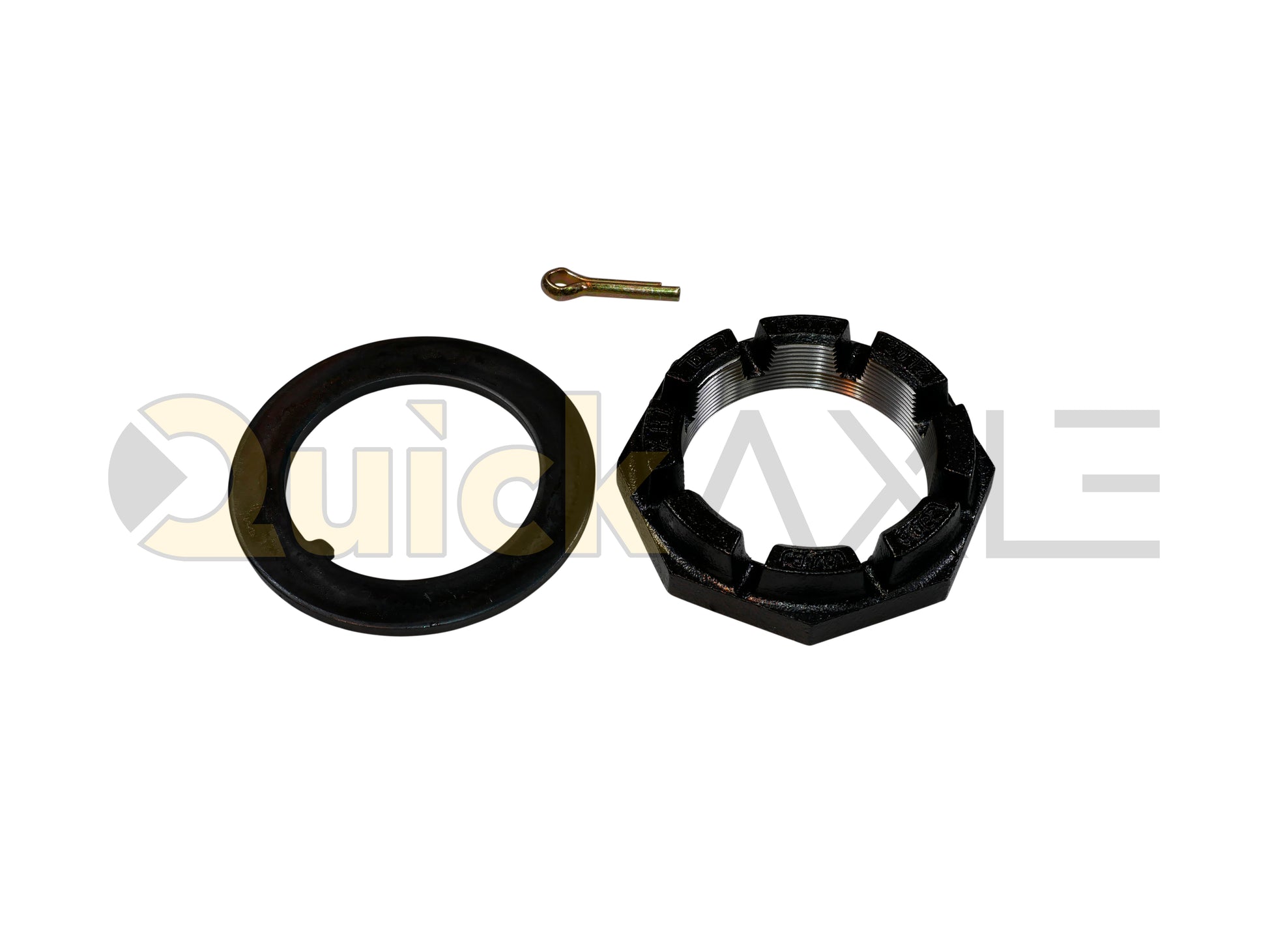 Spindles Nut, P Spindle, 3.480"-12 IN Thread, QuickAxle Brand,  Brand Part Number, Double Nut Type