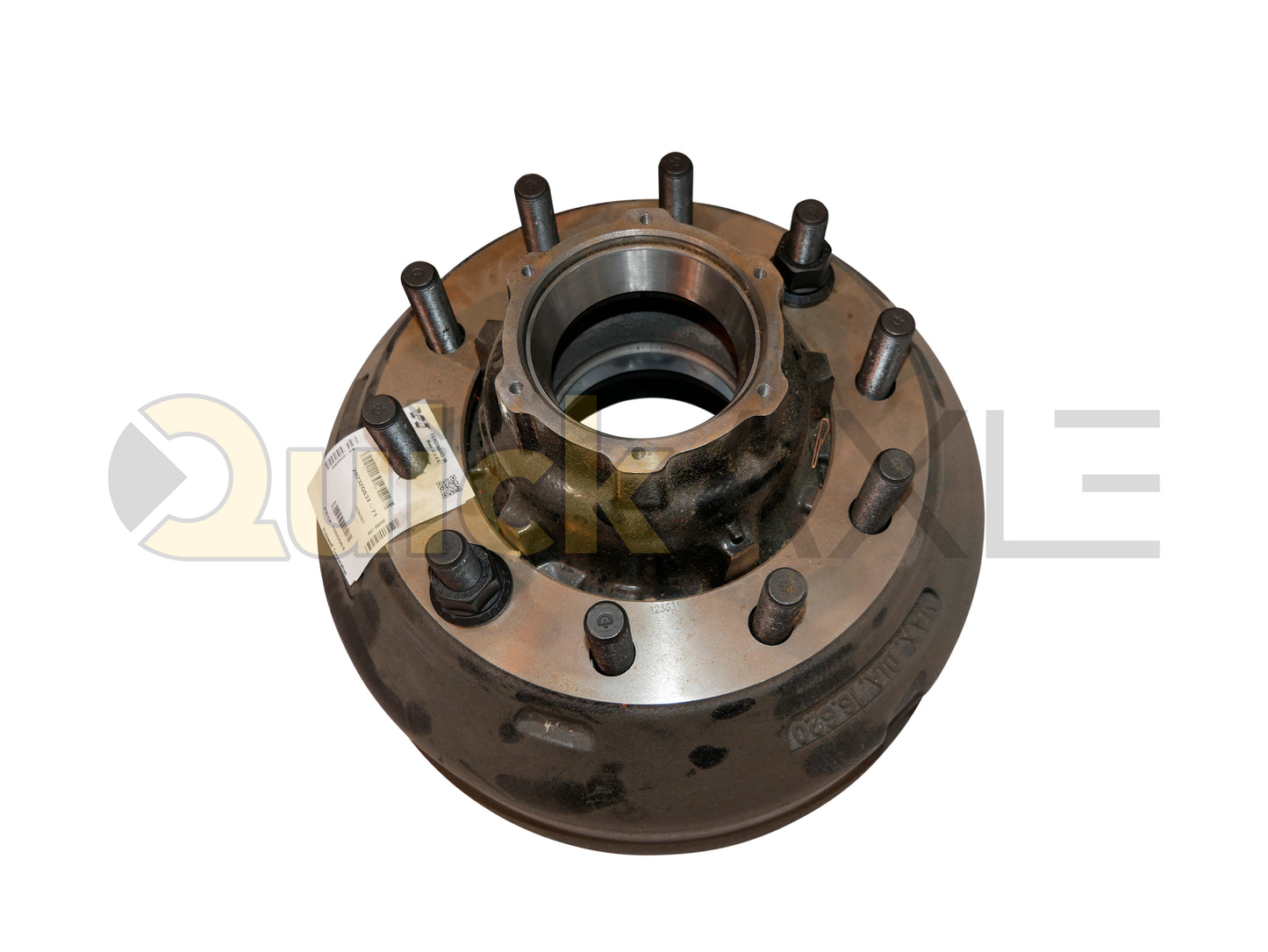 Hub and Drum Assemblies, Webb, Hub Pilot, N Spindle, Cast Iron, 16.5" x 5.0" Brake Size