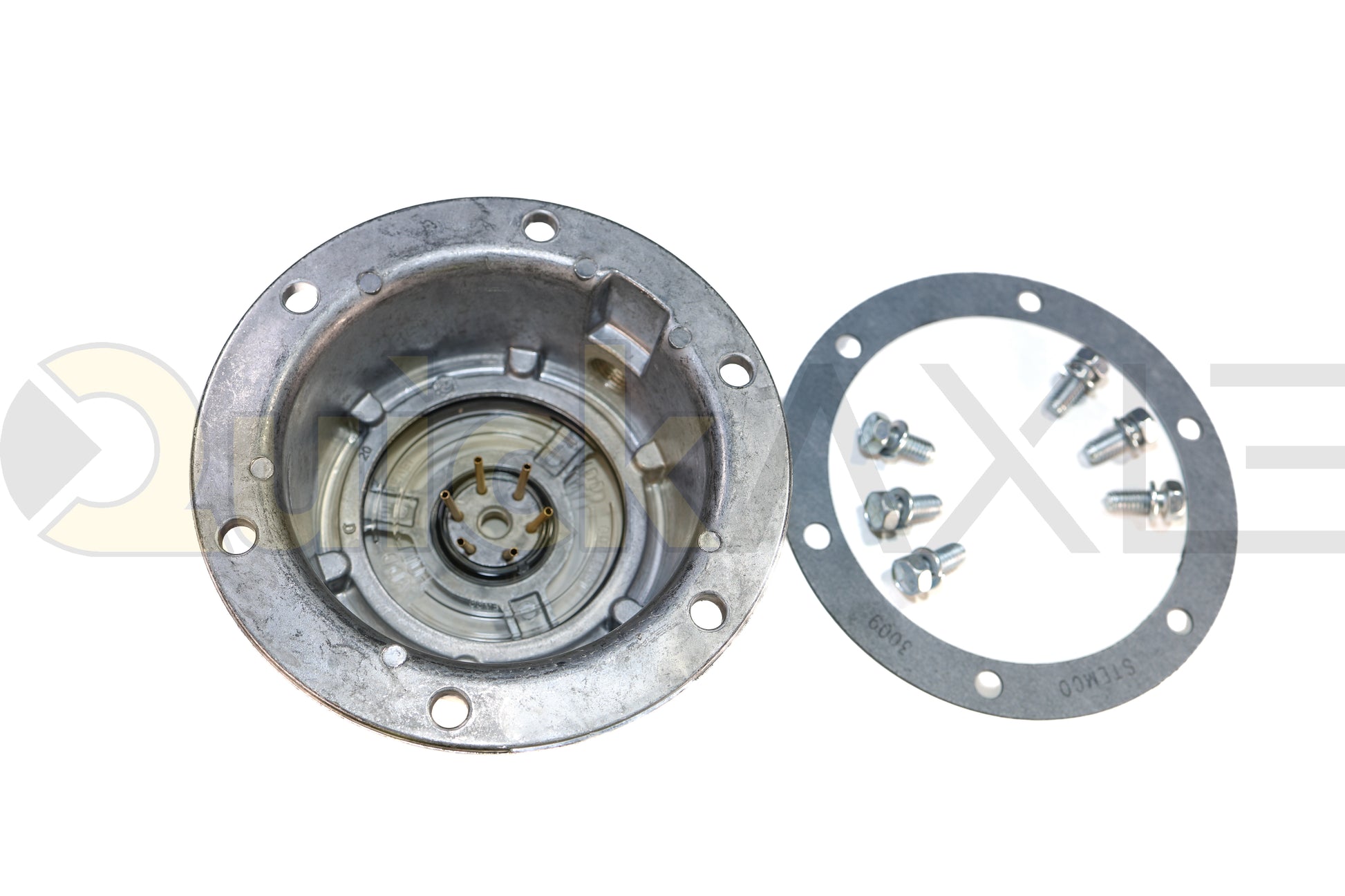 Stemco FN Oil PSI Hub Cap Kit - 343-4370 hub cap 1660128 and gasket 1664206B007 for 6040256