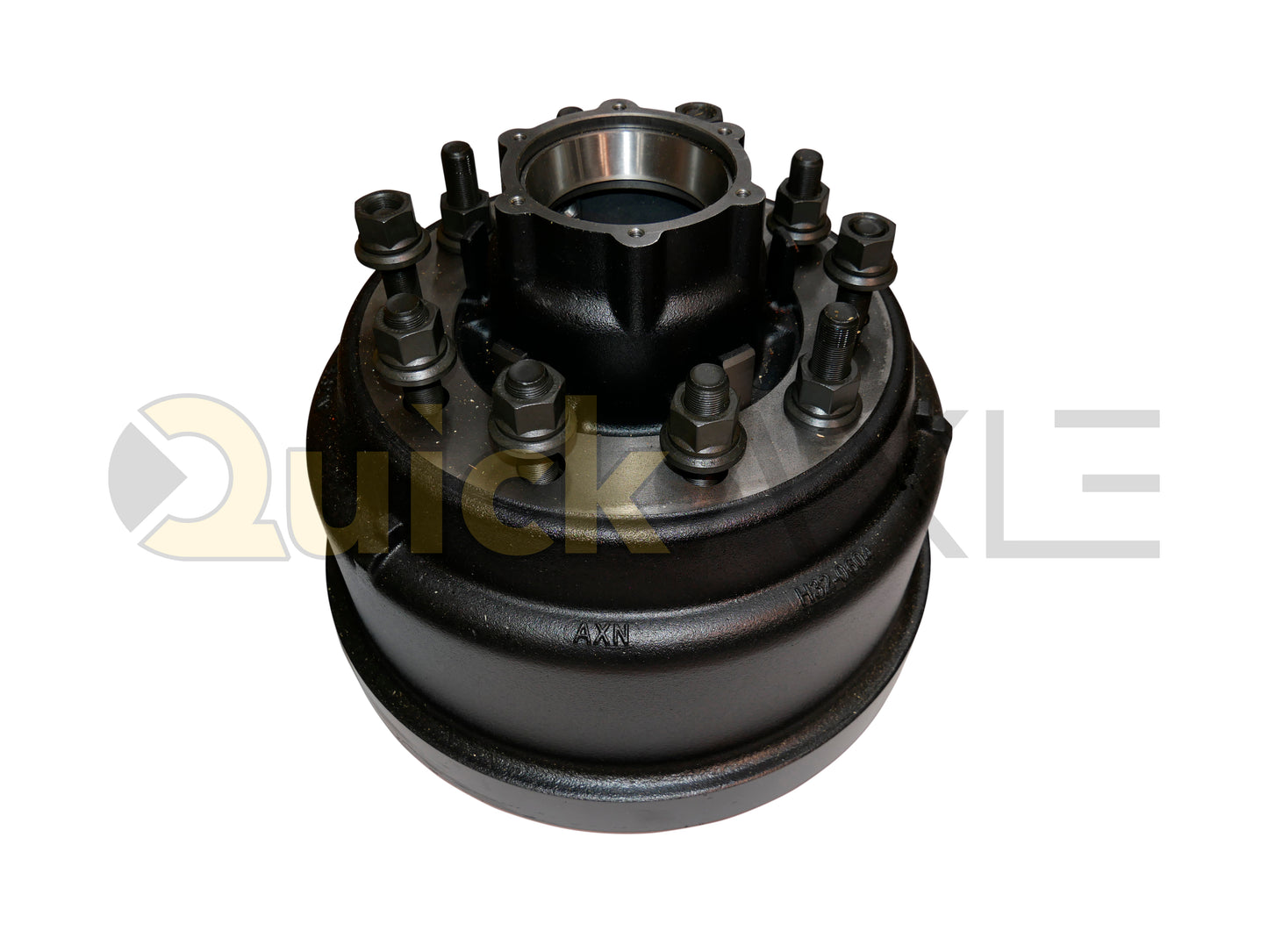Hub and Drum Assemblies, AXN, Hub Pilot, N Spindle, Cast Iron, 16.5" x 7.0" Brake Size