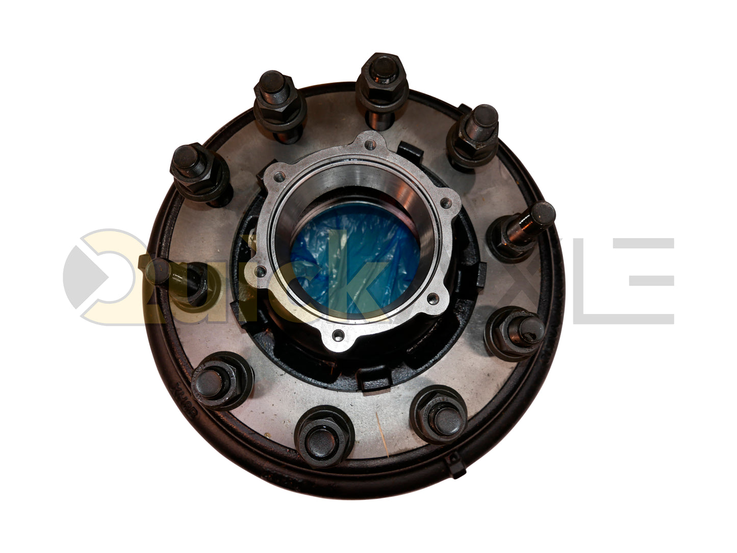 Hub and Drum Assemblies, AXN, Hub Pilot, N Spindle, Cast Iron, 16.5" x 7.0" Brake Size