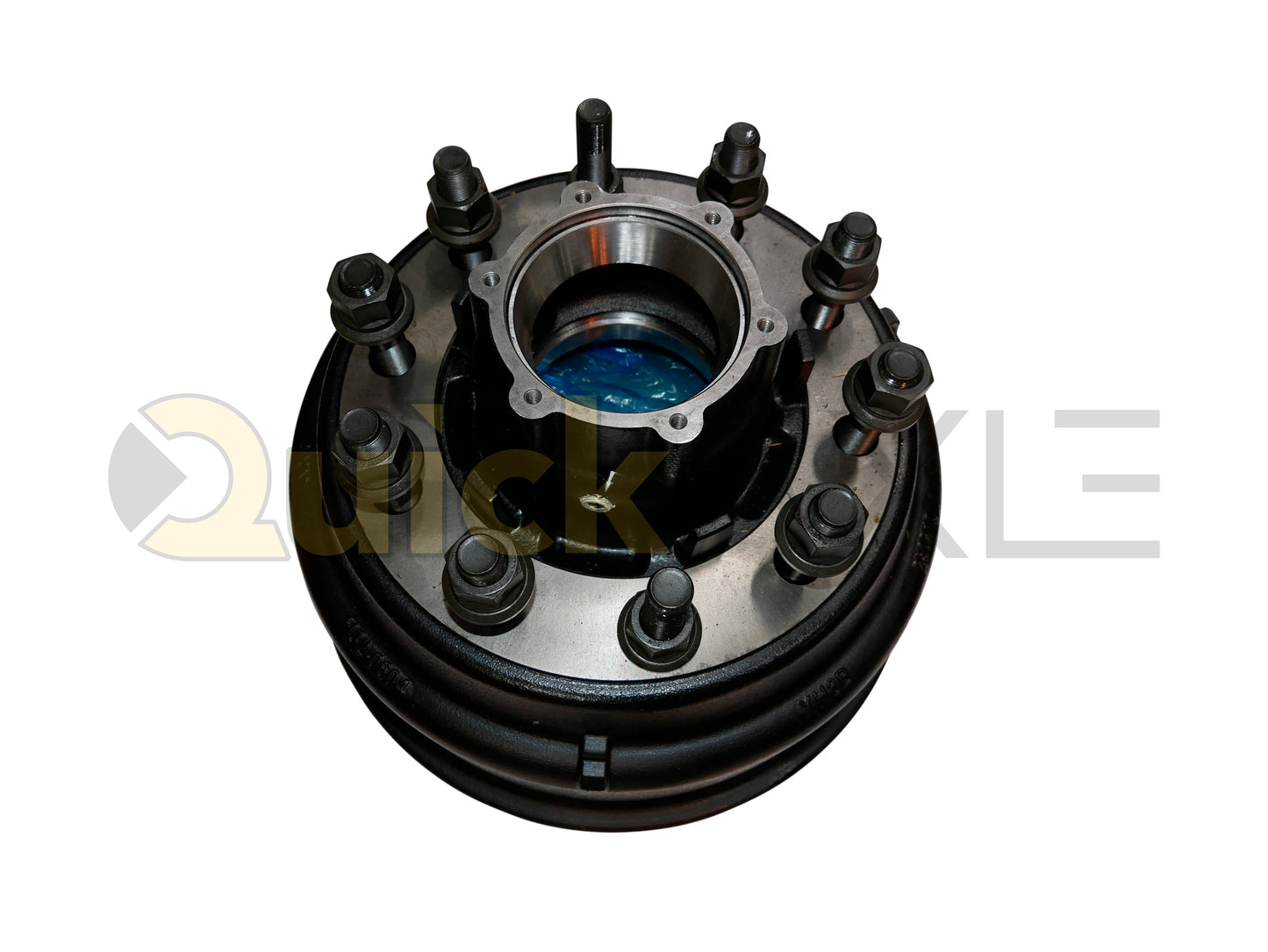 Hub and Drum Assemblies, AXN, Hub Pilot, N Spindle, Cast Iron, 16.5" x 7.0" Brake Size