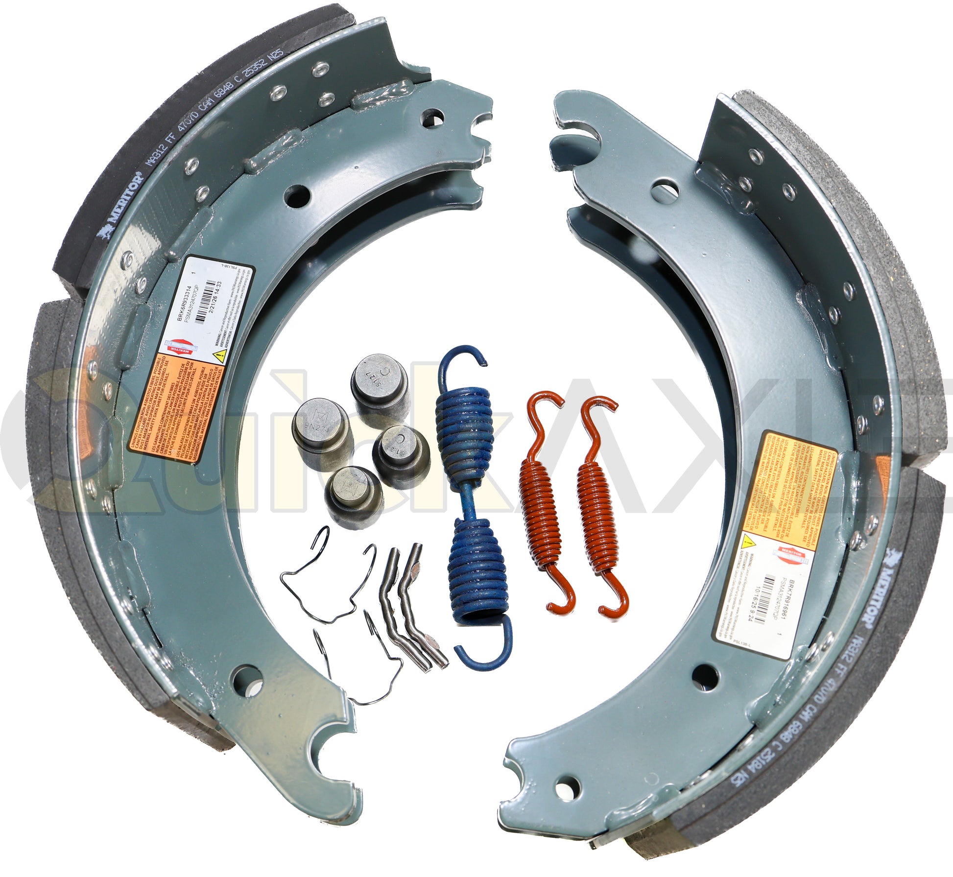 Meritor 4707 23K MA312 Brake Shoe Kit brake shoe assembly 1667591B306M and roller spring kit 1667591B052 for 6040254