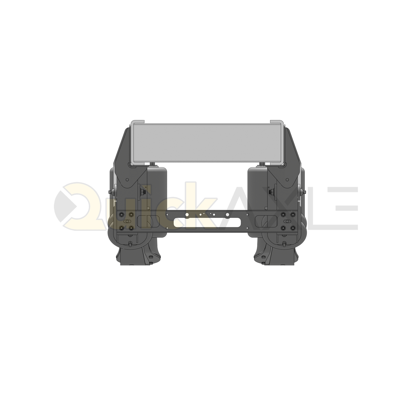 Ridewell RCA-215LM Low Mount Truck Air Ride Lift Axle Suspension - Non-Steerable - 22,500 lb Capacity - 2150202