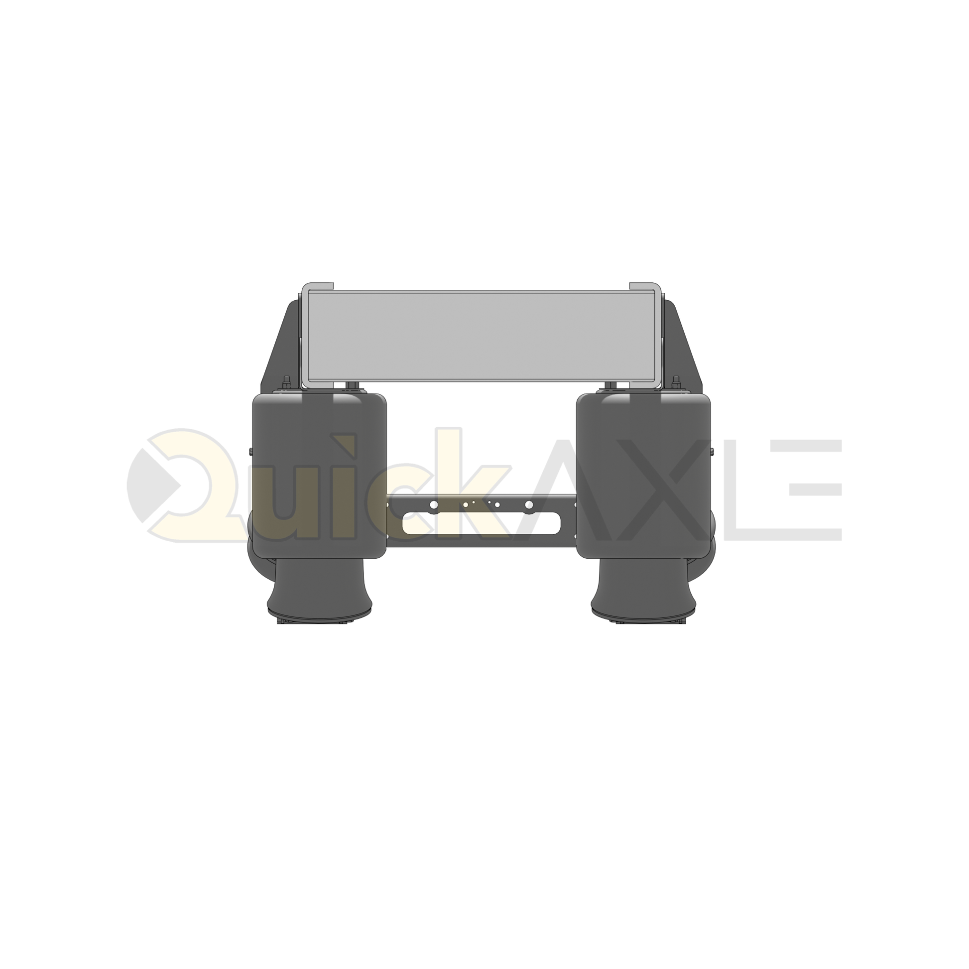 Ridewell RCA-215LM Low Mount Truck Air Ride Lift Axle Suspension - Non-Steerable - 22,500 lb Capacity - 2150202