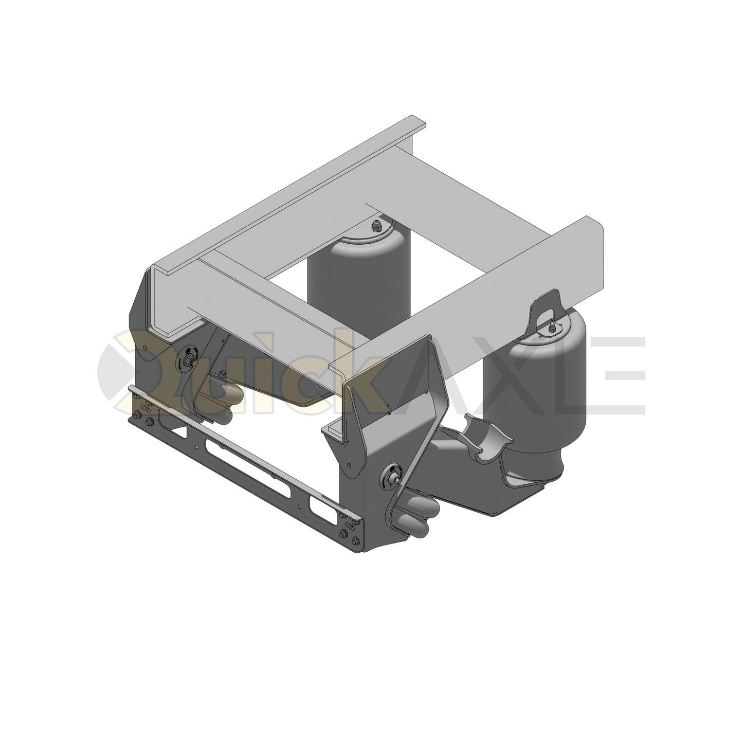 Ridewell RCA-215LM Low Mount Truck Air Ride Lift Axle Suspension - Non-Steerable - 22,500 lb Capacity - 2150202