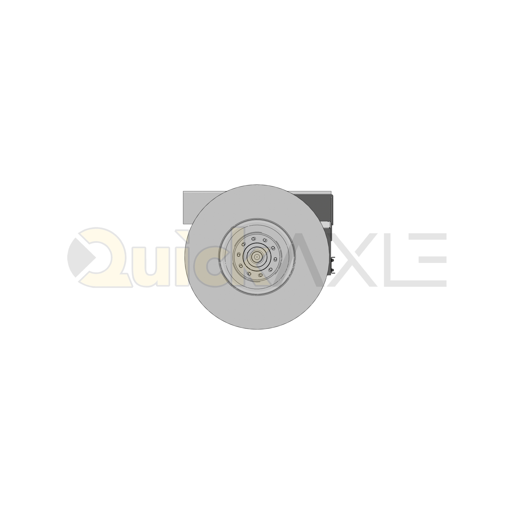 Ridewell RCA-215LM Low Mount Truck Air Ride Lift Axle Suspension - Non-Steerable - 22,500 lb Capacity - 2150202