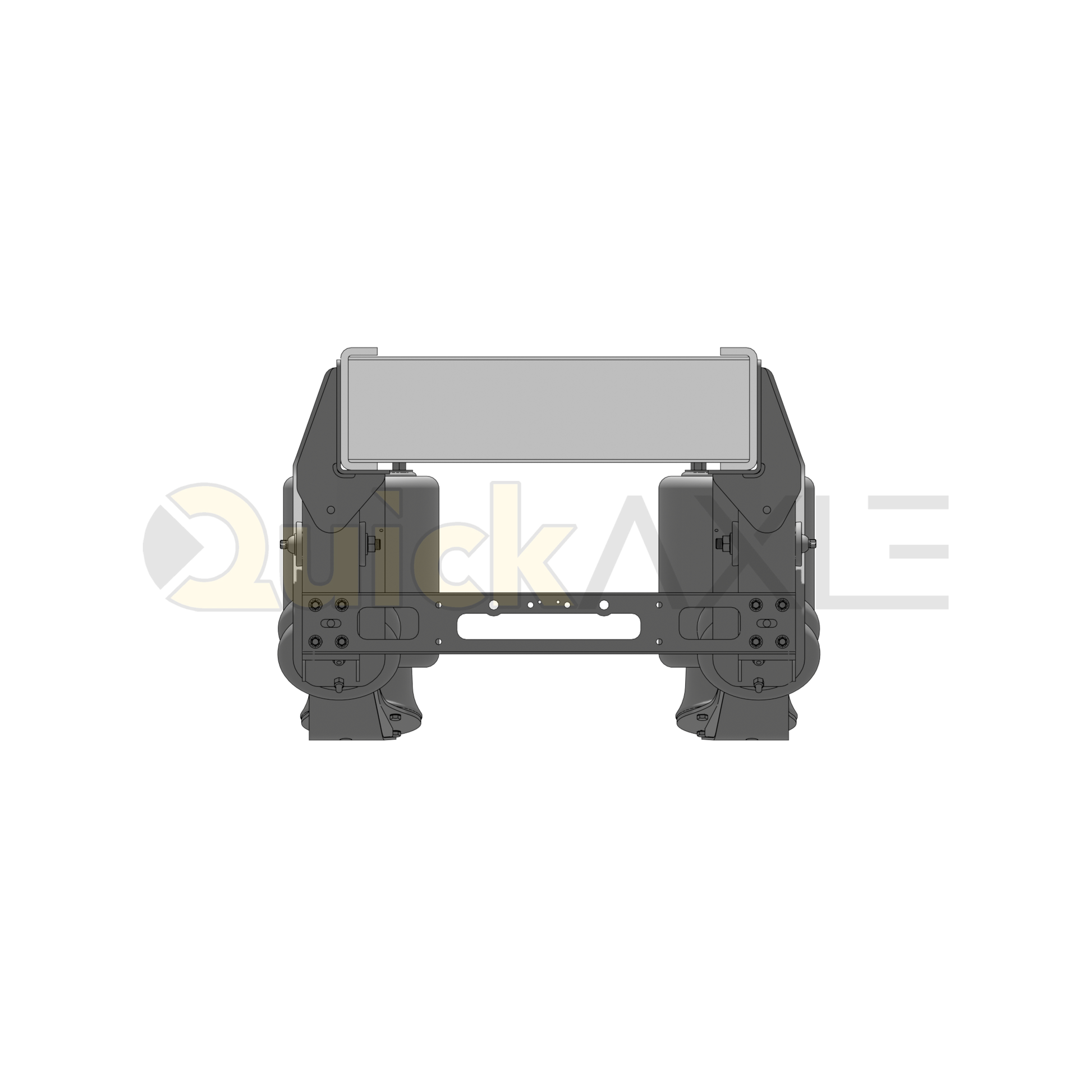 Ridewell RCA-215MM Mid-Mount Truck Air Ride Lift Axle Suspension - Non-Steerable - 22,500 lb Capacity - 2150204