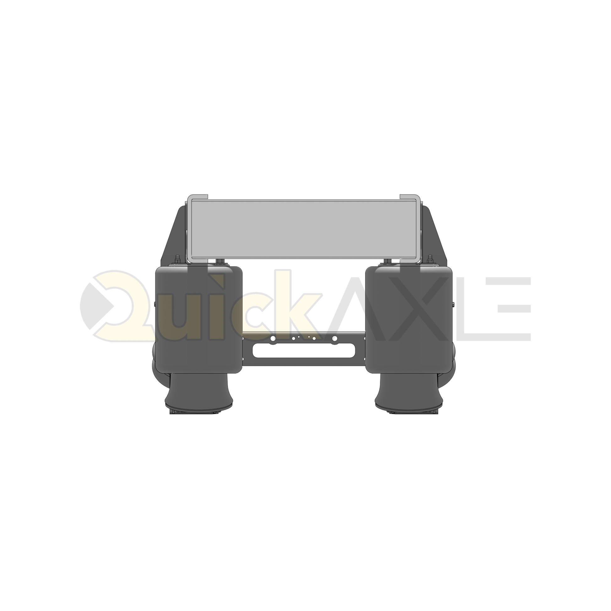 Ridewell RCA-215MM Mid-Mount Truck Air Ride Lift Axle Suspension - Non-Steerable - 22,500 lb Capacity - 2150204