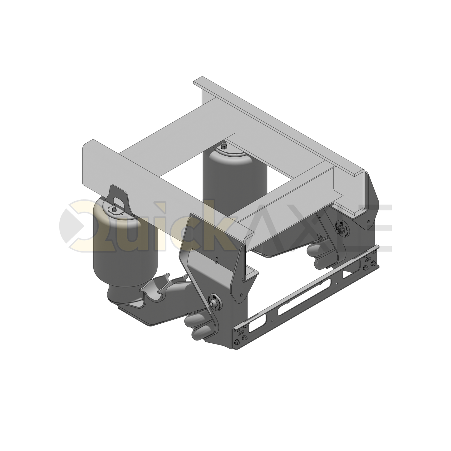 Ridewell RCA-215MM Mid-Mount Truck Air Ride Lift Axle Suspension - Non-Steerable - 22,500 lb Capacity - 2150204