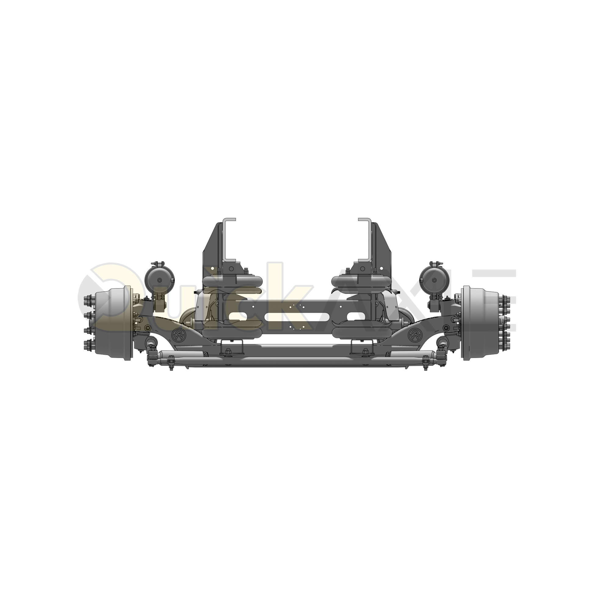 Ridewell RSS-233MM Truck Lift and Self-Steer Axle Suspension - Bolt-On - 34 in Frame - 2330023