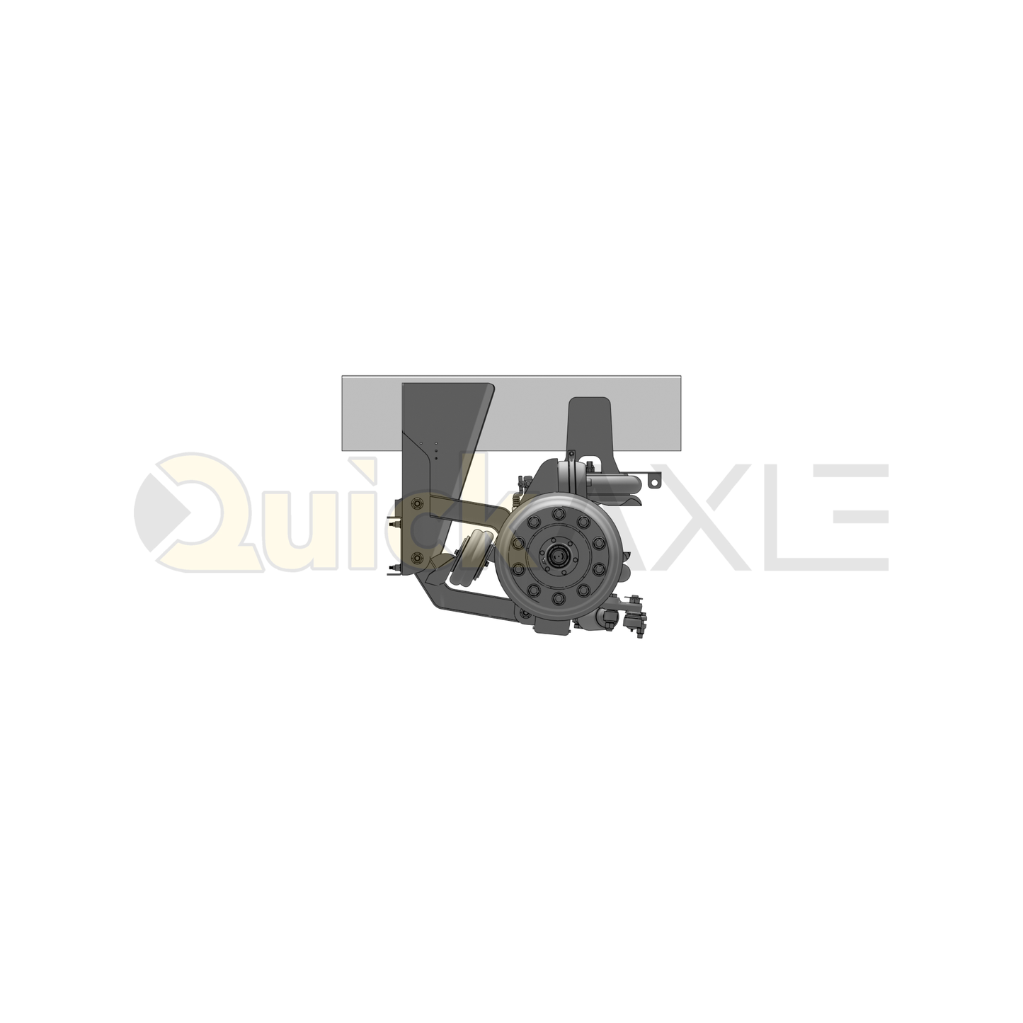 Ridewell RSS-233MM Truck Lift and Self-Steer Axle Suspension - Bolt-On - 34 in Frame - 2330023