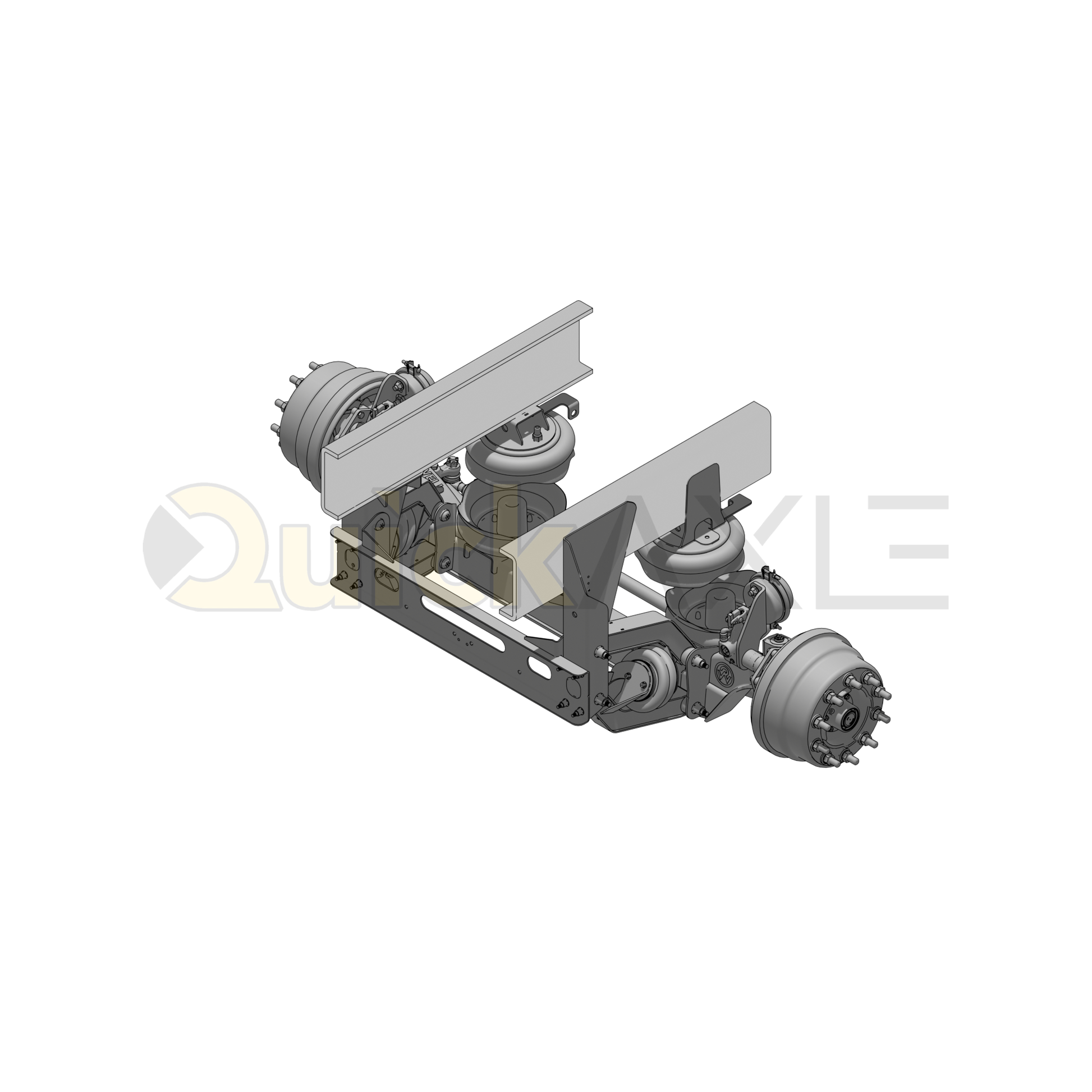 Ridewell RSS-233MM Truck Lift and Self-Steer Axle Suspension - Bolt-On - 34.5 in Frame - 2330032