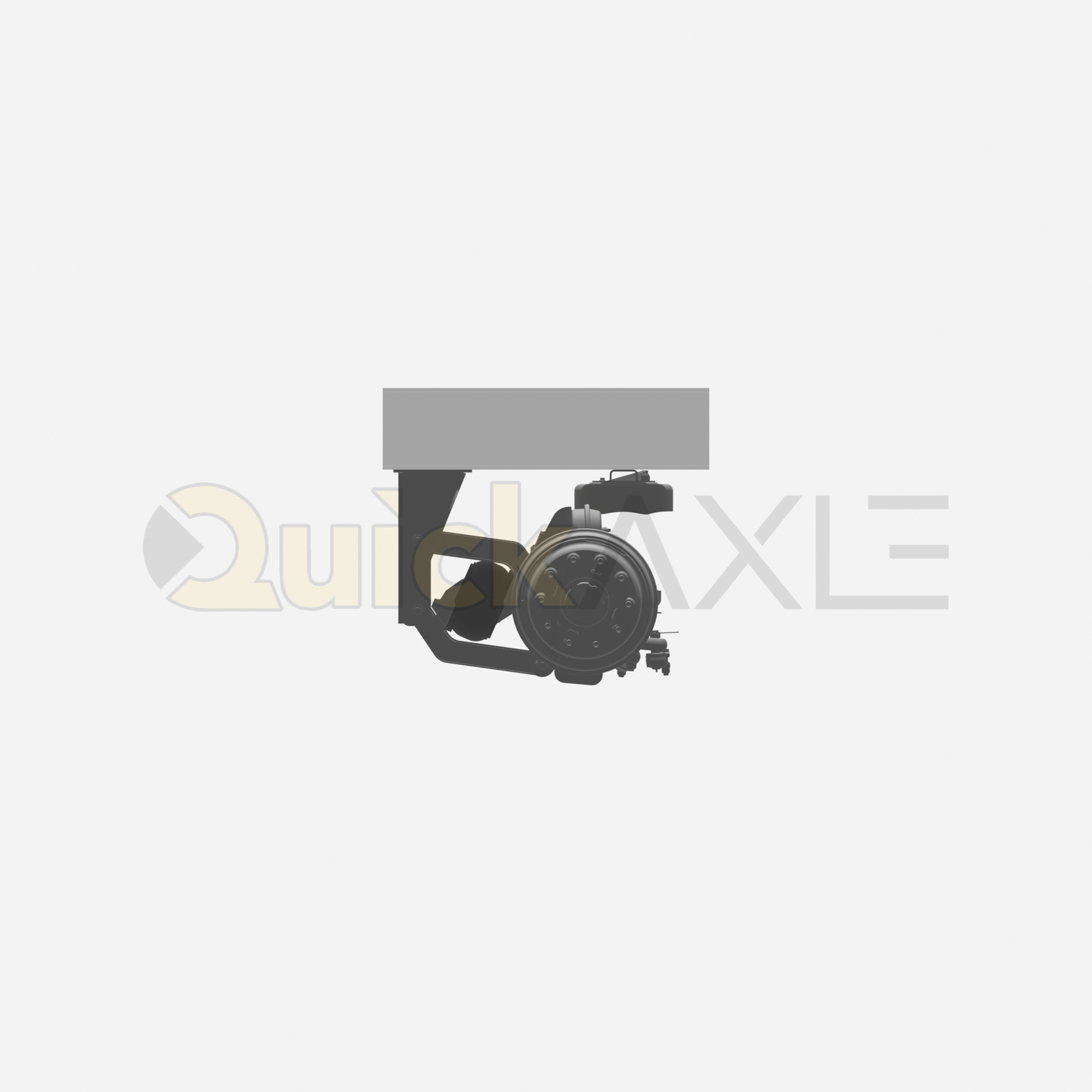 Ridewell RSS-233T 14K Self-Steering Truck Lift Axle Suspension - Weld-On - Drum Brake - 2339103