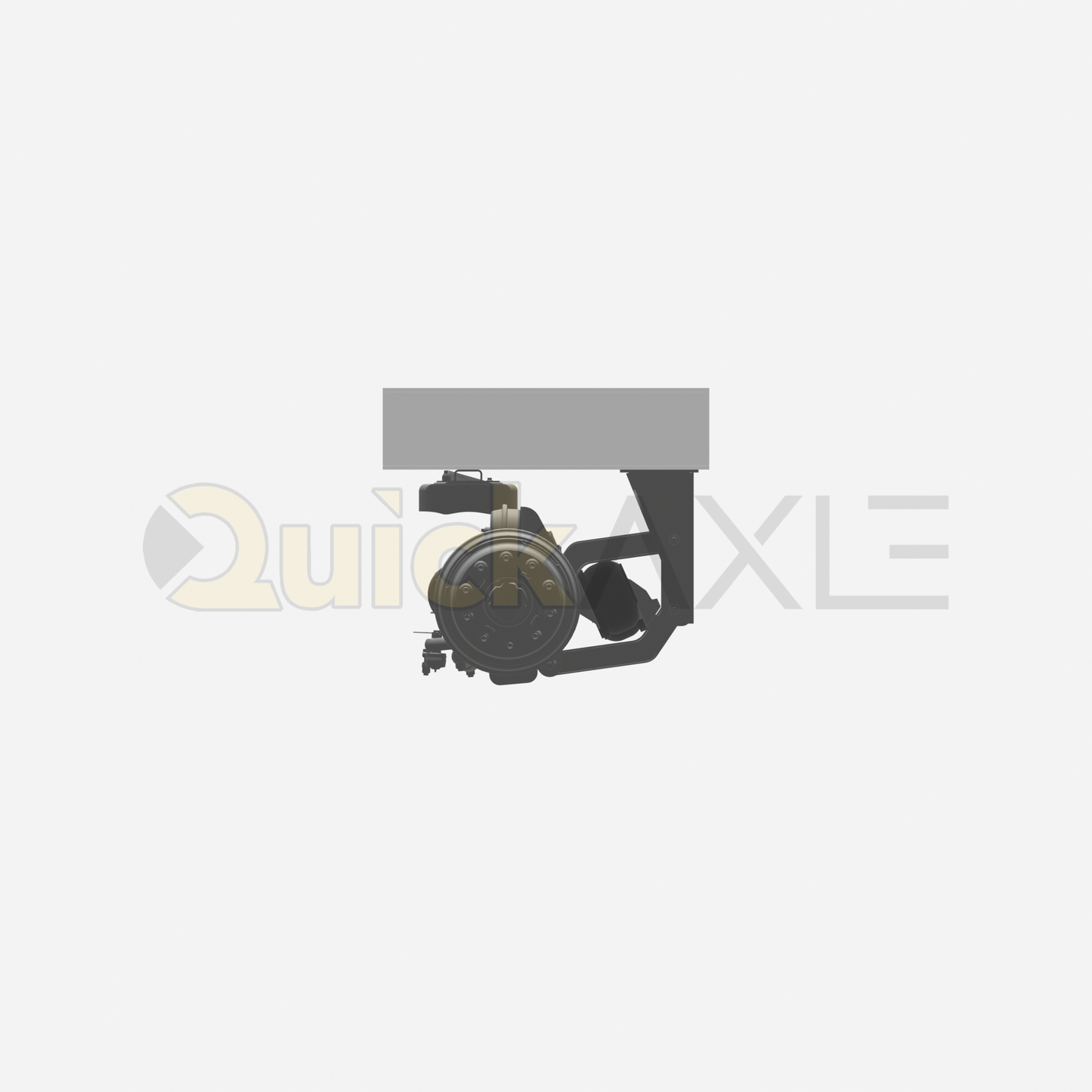 Ridewell RSS-233T 14K Truck Lift Axle Suspension - Self-Steer with Steer Locks - Weld-On - 2339103S