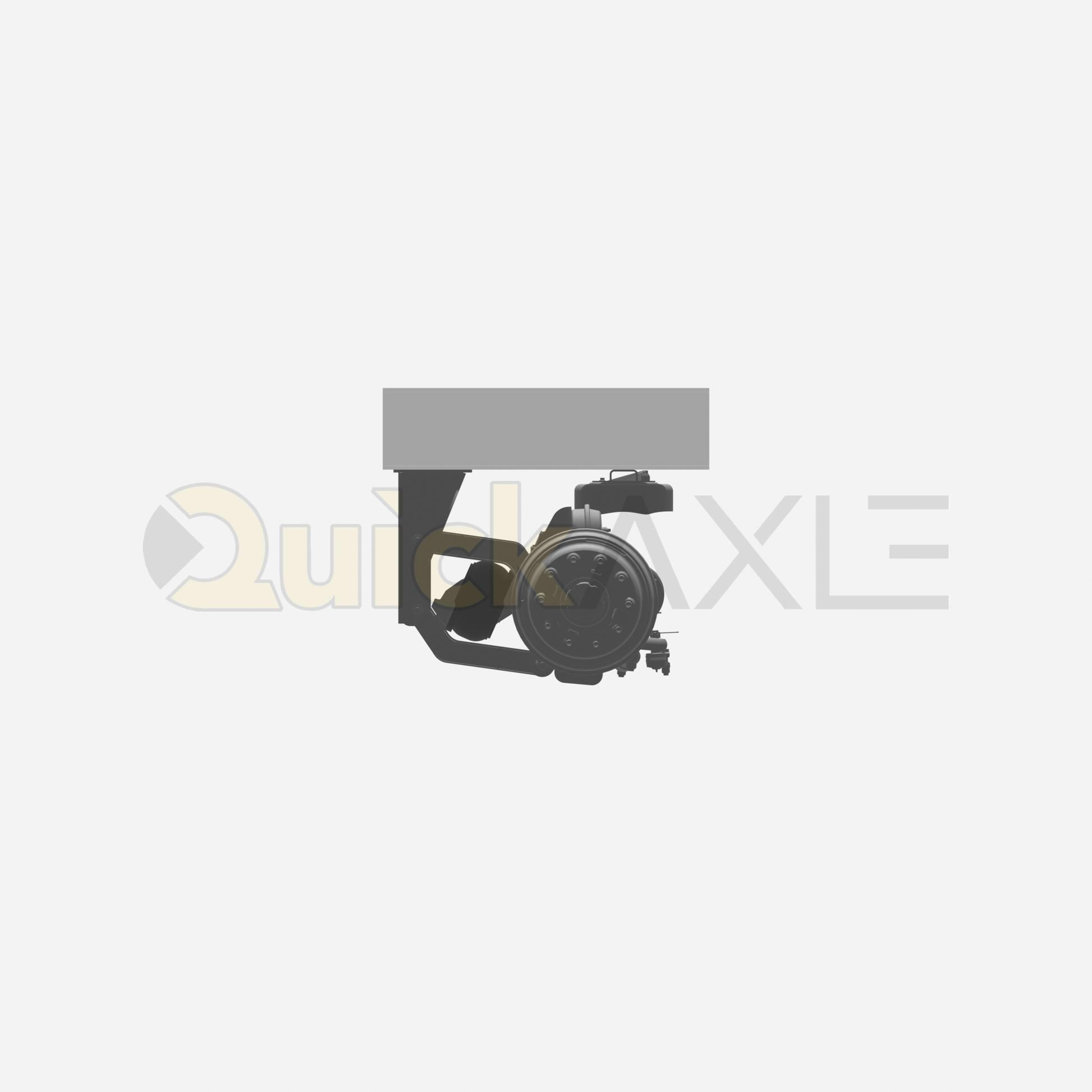 Ridewell RSS-233T 14K Truck Lift Axle Suspension - Self-Steer with Steer Locks - Weld-On - 2339103S