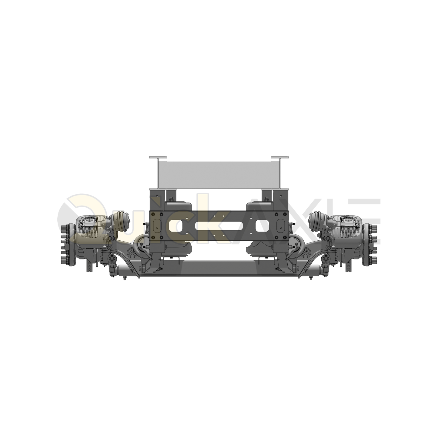 Ridewell RSS-233MMT 13.2K Self-Steering Truck Lift Axle Suspension - Weld-On - Disc Brake - 2339156
