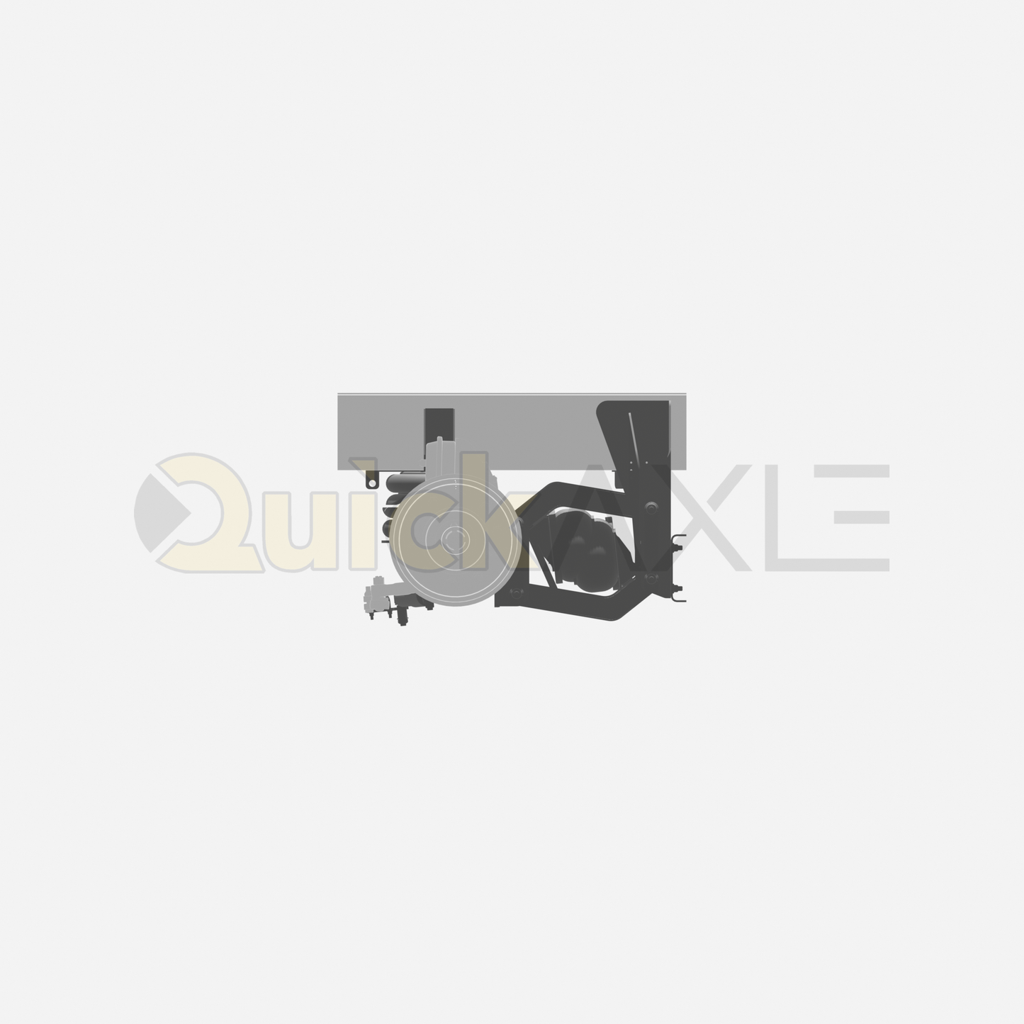 Ridewell RSS-236 13.2K Self-Steering Truck Lift Axle Suspension - Bolt-On - 2361000
