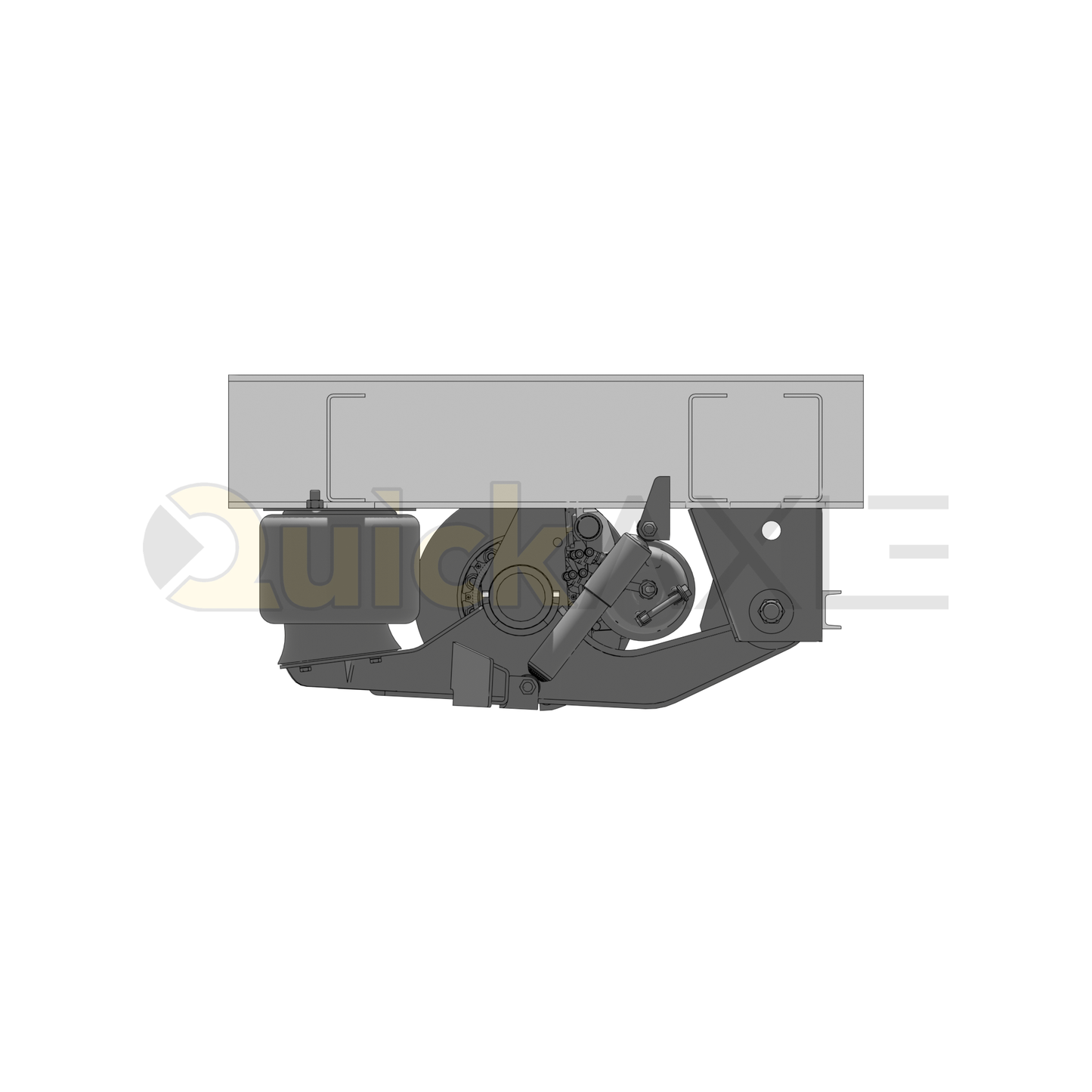Ridewell RAR-240 Trailer Underslung Air Ride Suspension - Non-Steerable - 25,000 lb Capacity - 2400205