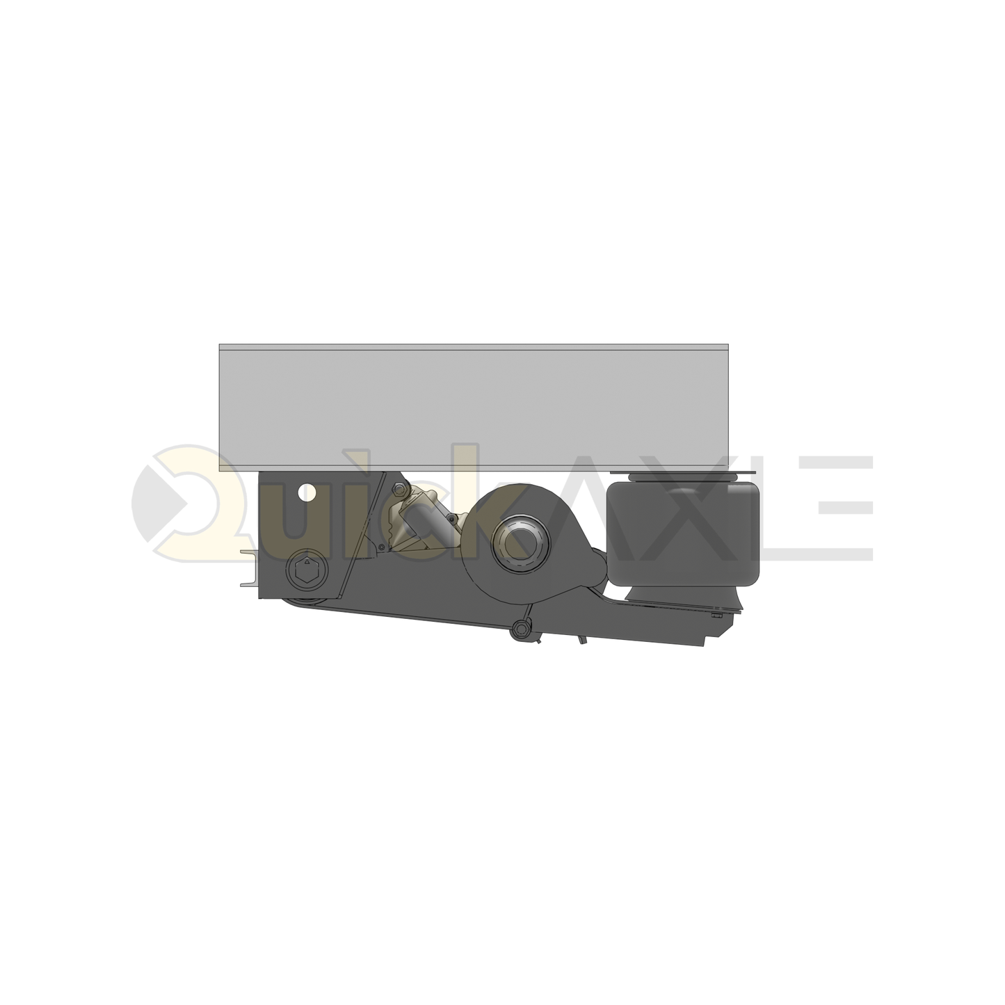 Ridewell RAR-240HT Trailer Underslung Air Ride Suspension - Non-Steerable - 25,000 lb Capacity - 2400306