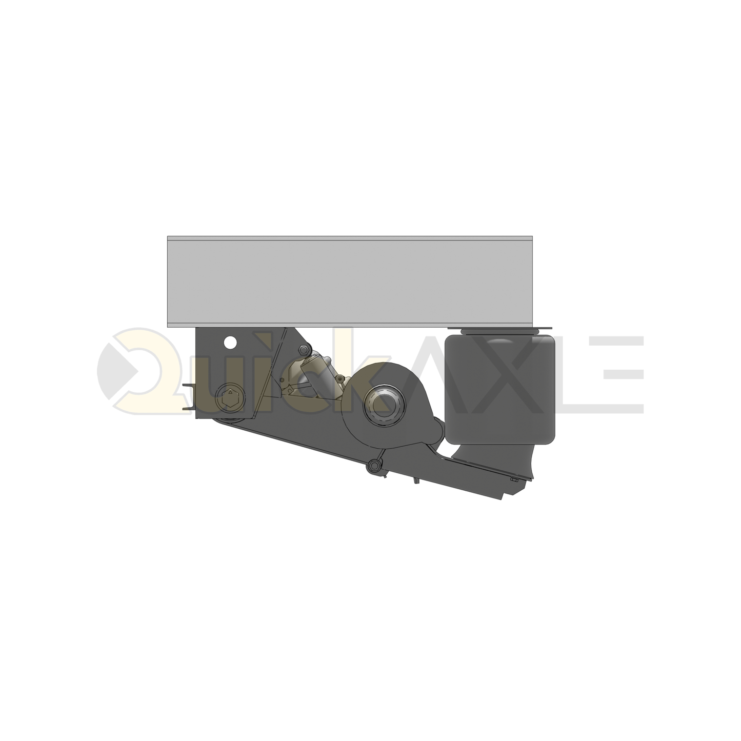 Ridewell RAR-240HT Trailer Underslung Air Ride Suspension - Non-Steerable - 25,000 lb Capacity - 2400308