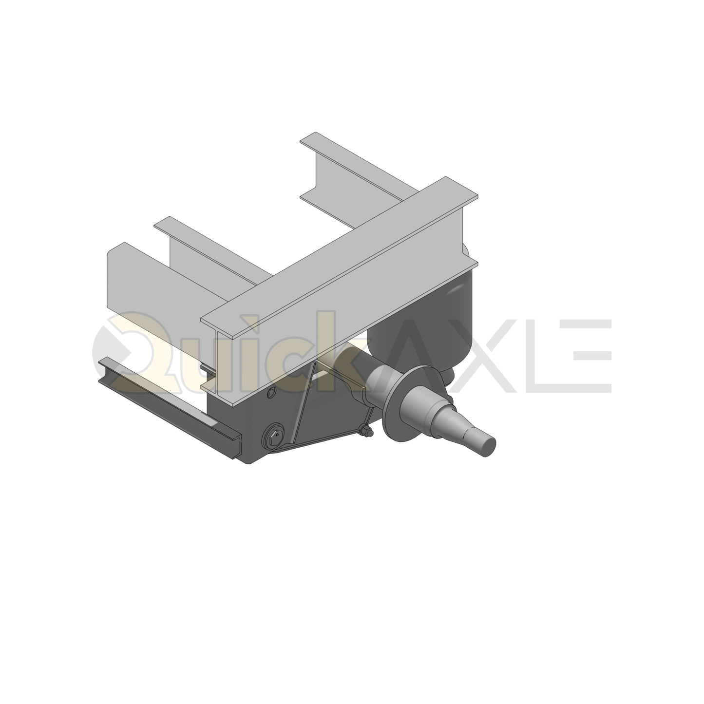 Ridewell RAR-240HT Trailer Underslung Air Ride Suspension - Non-Steerable - 25,000 lb Capacity - 2400308