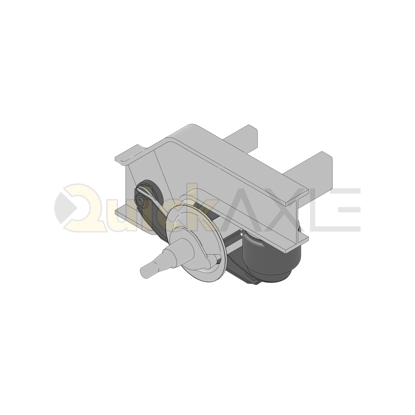 Ridewell RAR-240W Trailer Air Ride Suspension - Yoke Mount - Non-Steerable - 25,000 lb Capacity - 2400407