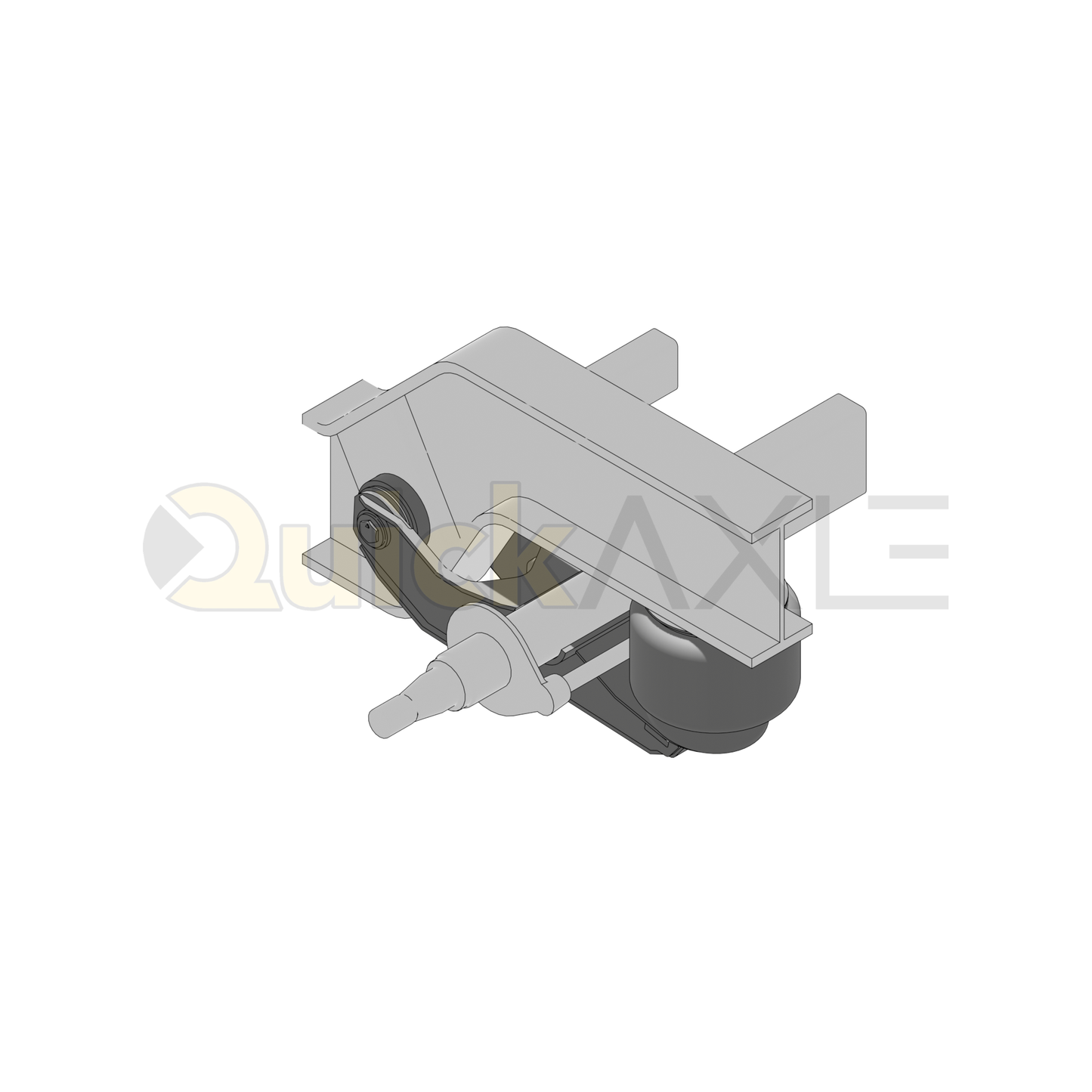 Ridewell RAR-240W Trailer Air Ride Suspension - Yoke Mount - Non-Steerable - 30,000 lb Capacity - 2403377
