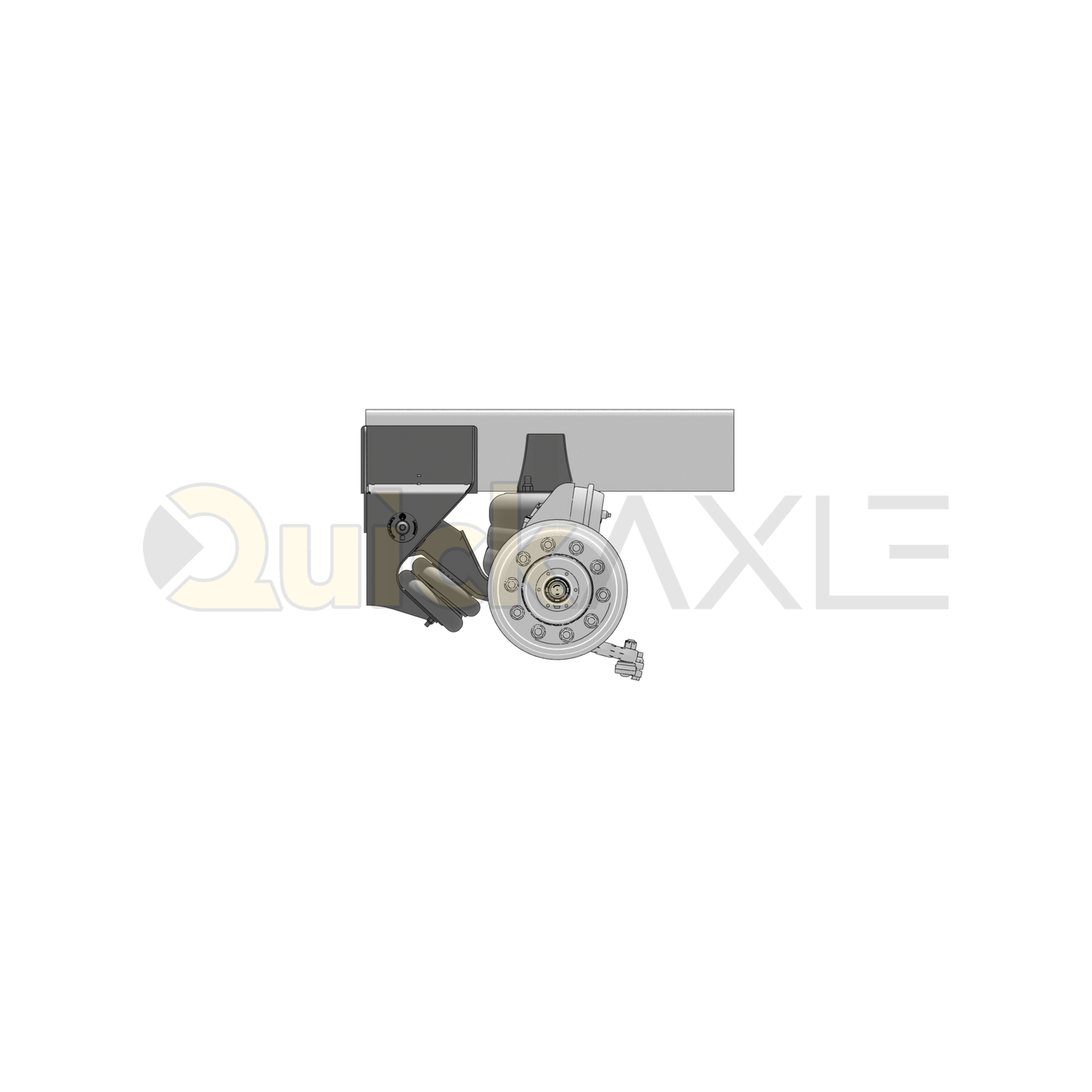 Ridewell RUL-245 Trailer Auxiliary Lift Axle Suspension - Steerable - 13,200 lb Capacity - 2450230
