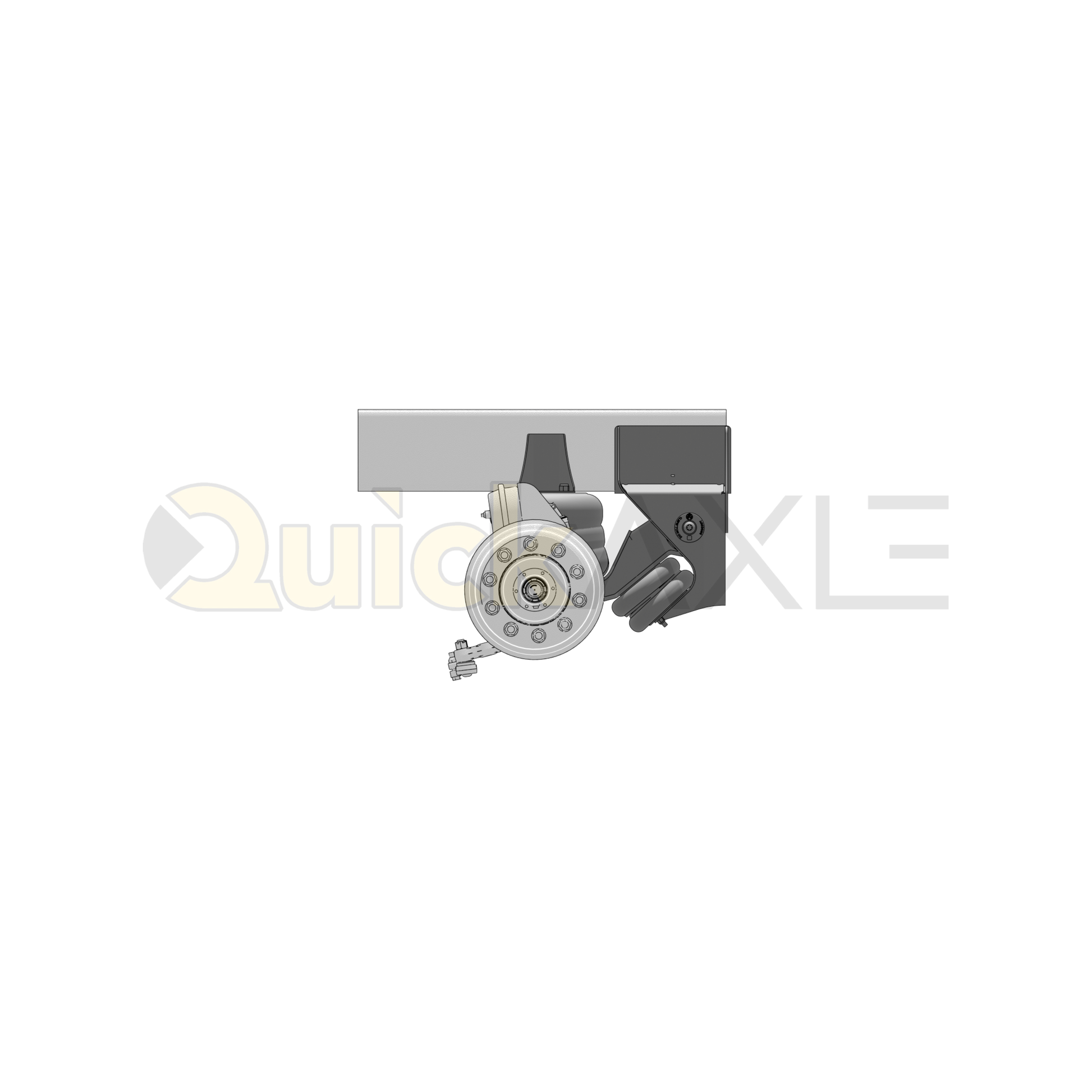 Ridewell RUL-245 Trailer Auxiliary Lift Axle Suspension - Steerable - 13,200 lb Capacity - 2450230