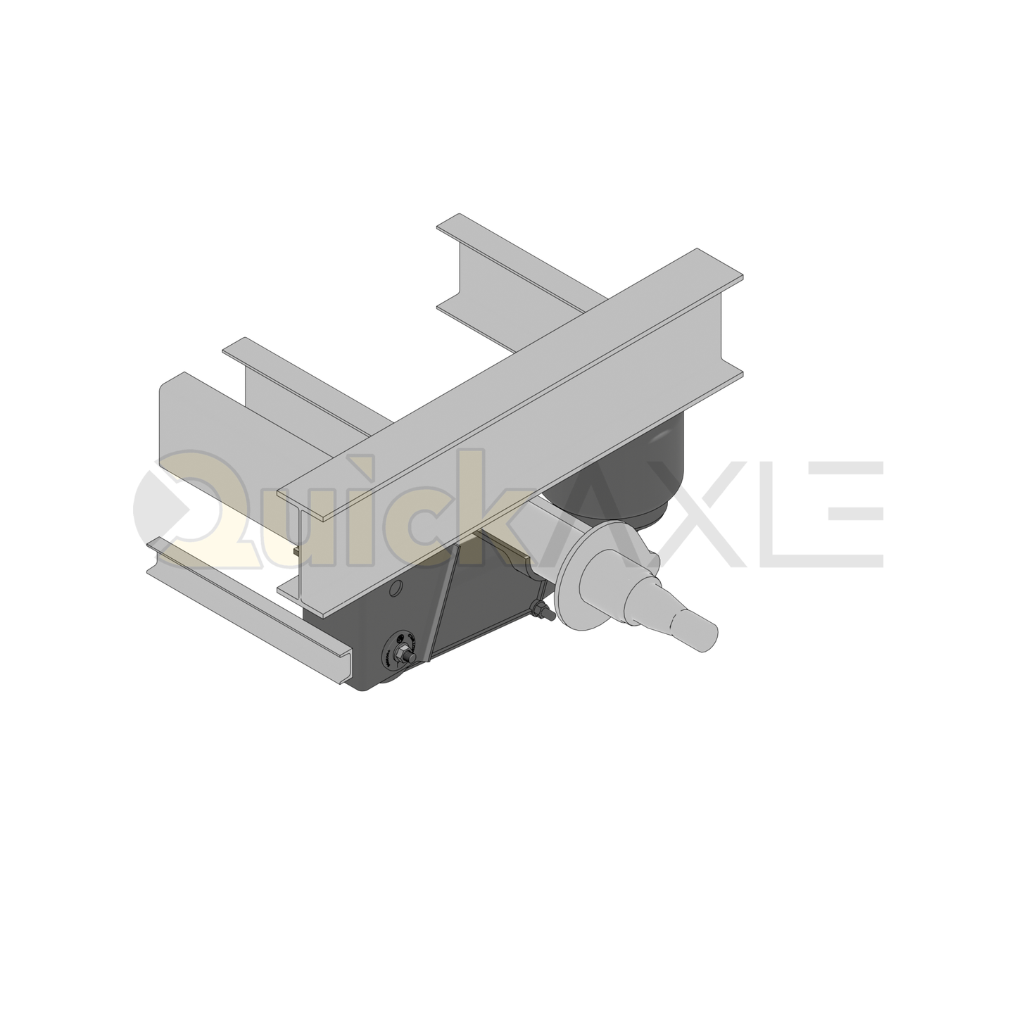 Ridewell RAR-260HT Trailer Underslung Air Ride Suspension - Non-Steerable - 25,000 lb Capacity - 2600206