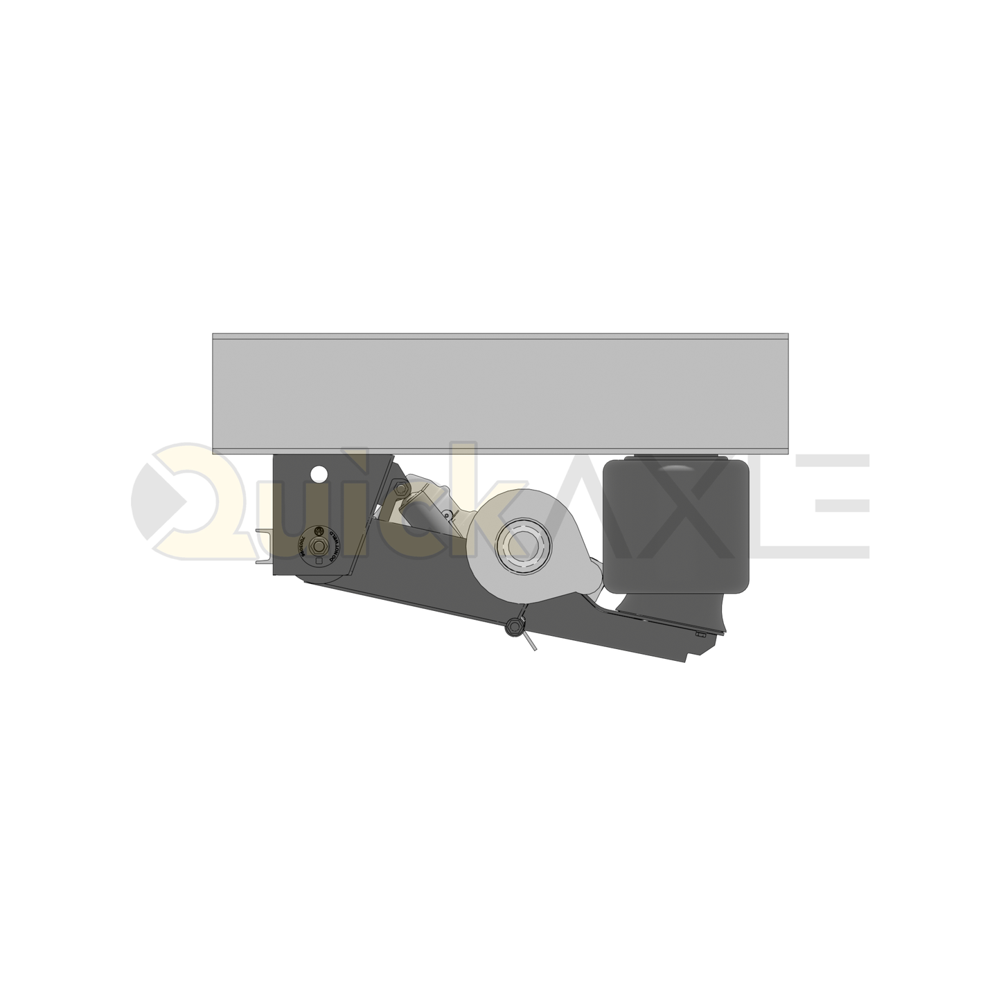 Ridewell RAR-260HT Trailer Underslung Air Ride Suspension - Non-Steerable - 25,000 lb Capacity - 2600208