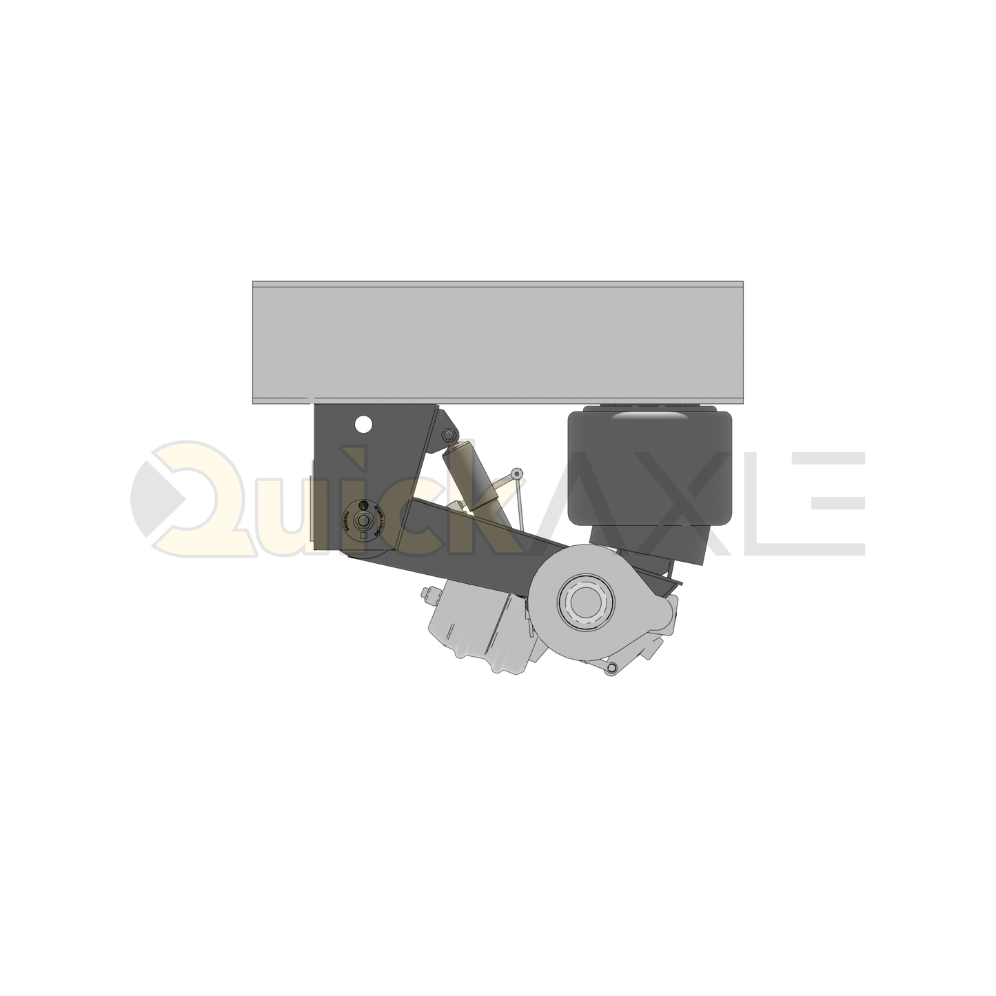 Ridewell RAR-260HT Trailer Overslung Air Ride Suspension - Non-Steerable - 25,000 lb Capacity - 2601117+E