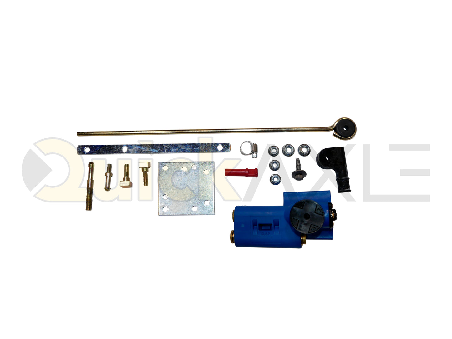 Height Control Valve, (1) 3/8" Push to Connect Supply Port, (2) 3/8" Push to Connect Suspension Port, No Delay, 5" or 7" Lever Arm
