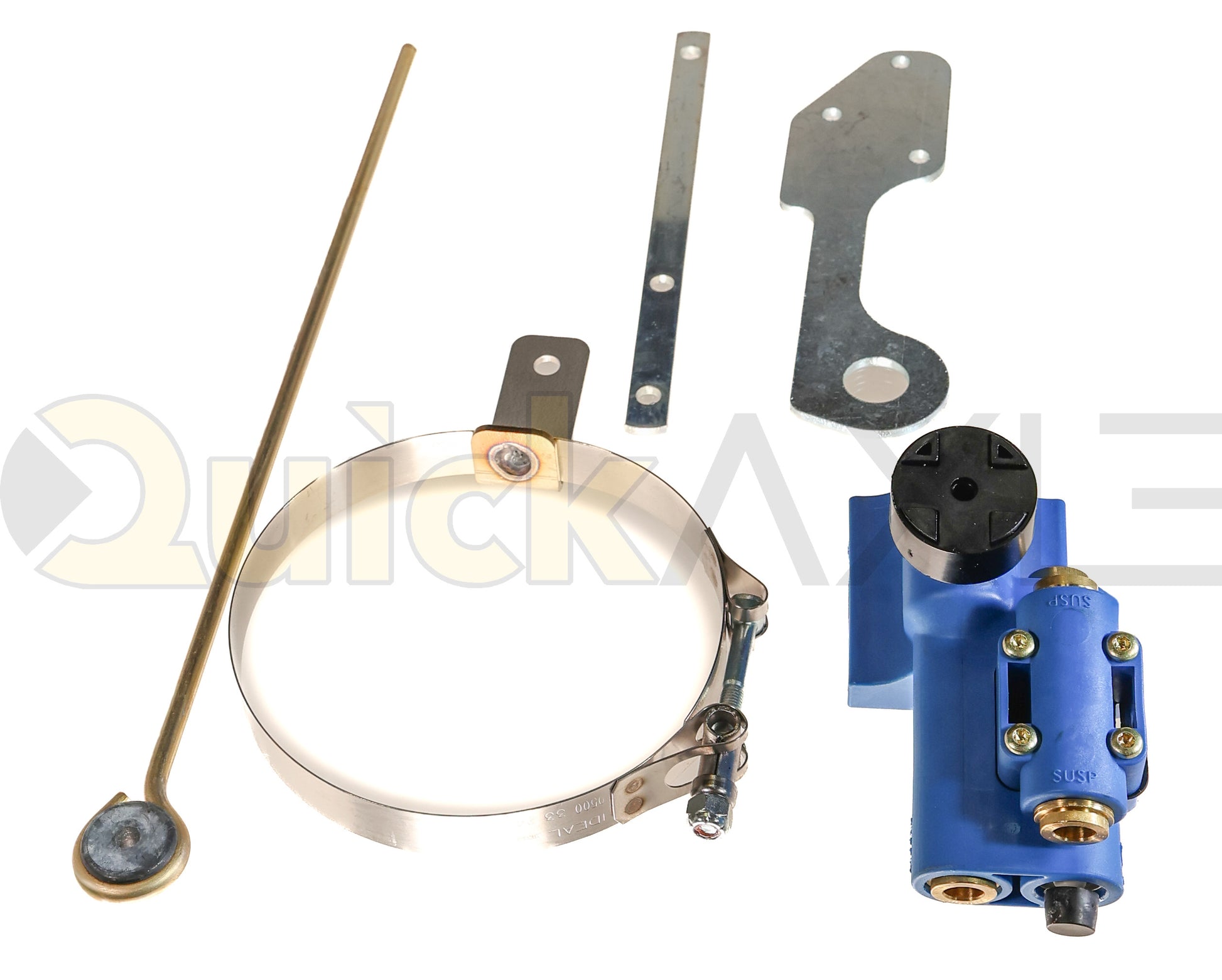 Ridewell Height Control Valve Kit with 5 in Lever and 90-Degree Fitting 6310BFAJ31
