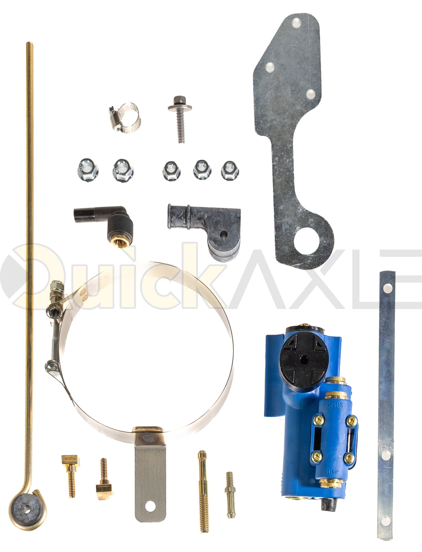 Ridewell Height Control Valve Kit with 5 in Lever and 90-Degree Fitting 6310BFAJ31
