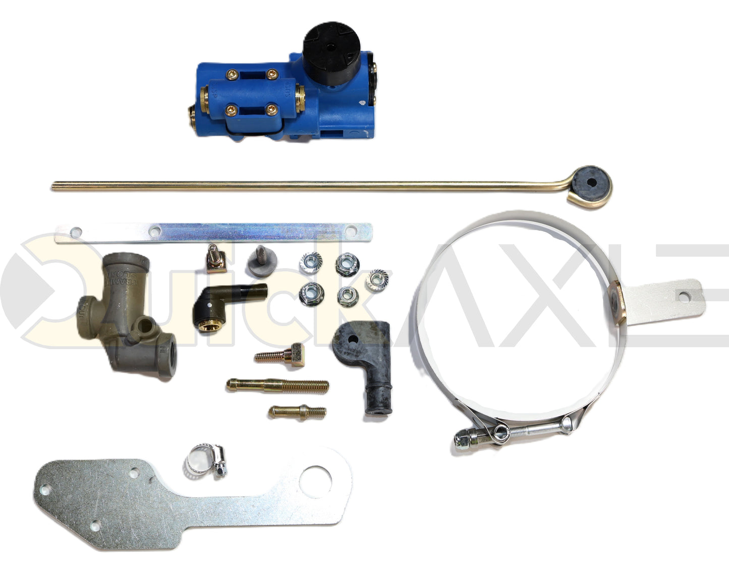 Ridewell Zero-Pressure Height Control Valve Kit with PPV and 90-Degree Fitting 6322BFAJ31