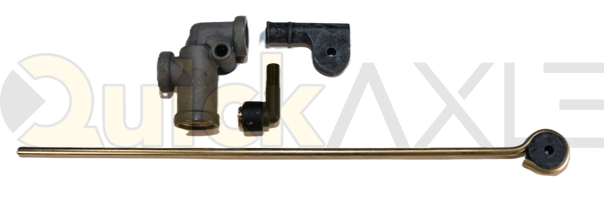 Ridewell Zero-Pressure Height Control Valve Kit with PPV and 90-Degree Fitting 6322BFAJ31