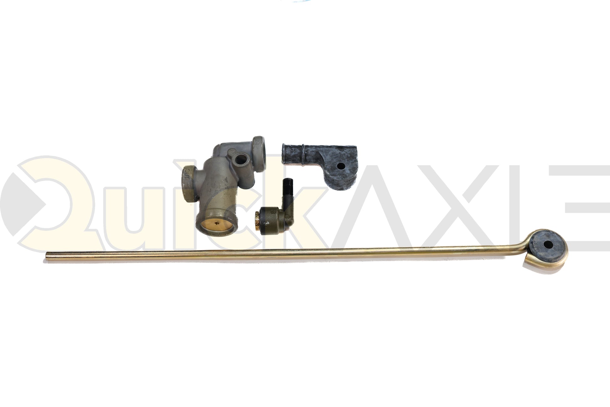 Ridewell Zero-Pressure Height Control Valve Kit with PPV and 90-Degree Fitting 6322BFAJ31
