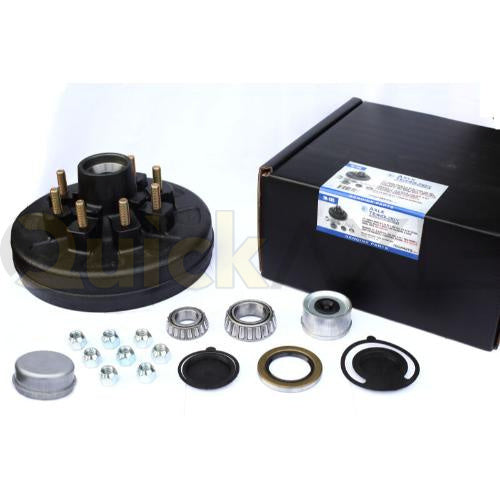 GENUINE AXLETEK 12IN BRAKE DRUM 86.50 BC 7K KIT 9/16TH IN STUDS PREGREASED  BOXED - Axletek #19-135