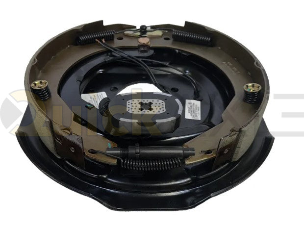 ELECTRIC BRAKE 7K 12IN X 2IN STANDARD WIRE (BLACK) LEFT - Axletek #B12E-21