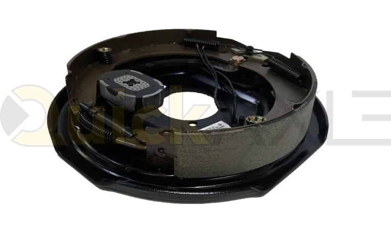 ELECTRIC BRAKE 7K 12IN X 2IN STANDARD WIRE (BLACK) LEFT - Axletek #B12E-21