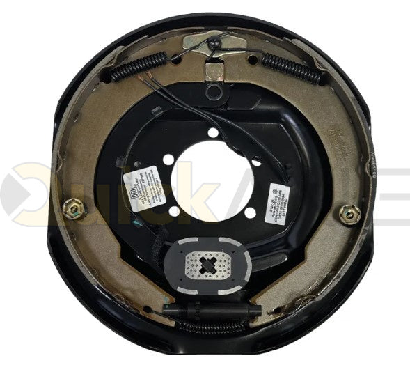 ELECTRIC BRAKE 7K 12IN X 2IN STANDARD WIRE (BLACK) LEFT - Axletek #B12E-21
