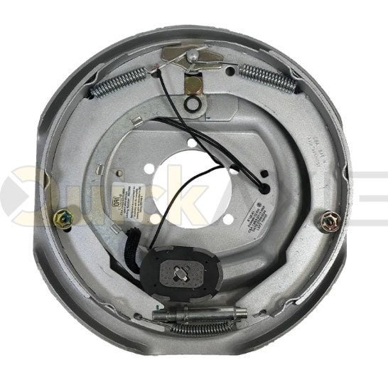 ELECTRIC BRAKE 7K 12IN X 2IN DRACOMET STANDARD WIRE (BLACK) LEFT - Axletek #B12E-81