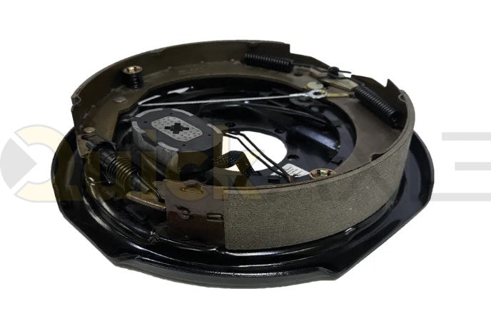 ELECTRIC BRAKE 7K 12IN X 2IN SELFADJUSTING STANDARD WIRE (BLACK) RIGHT - Axletek #B12EA-22