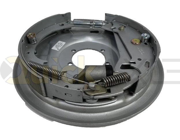 HYDRAULIC BRAKE 7K 12IN X 2IN FREE BACKING DRACOMET AL CYLINDER SS SPRINGS LEFT - Axletek #B12H-73